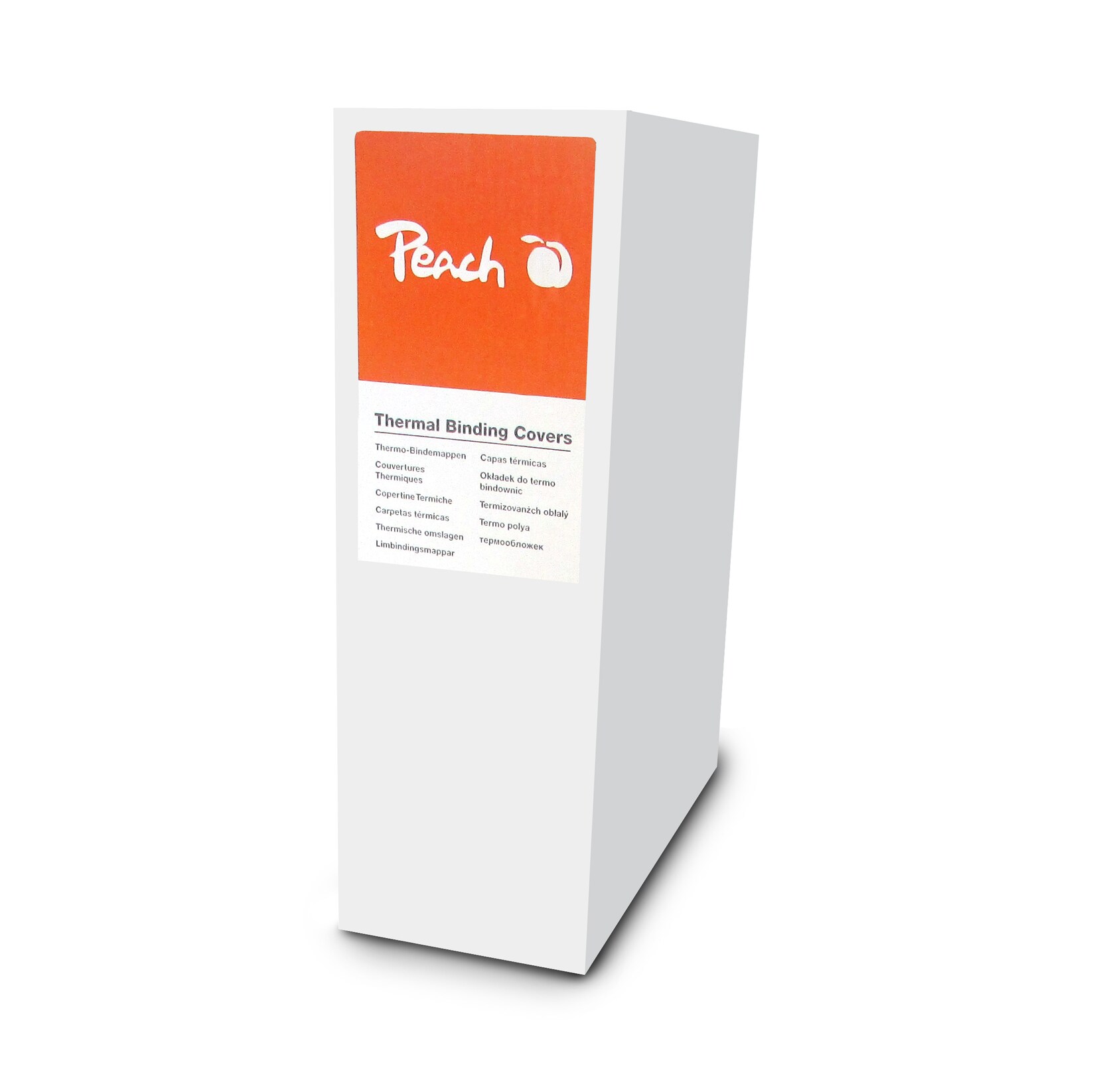 Peach Thermobindemappe weiss für je 40 Blätter A4, 100 Stk
