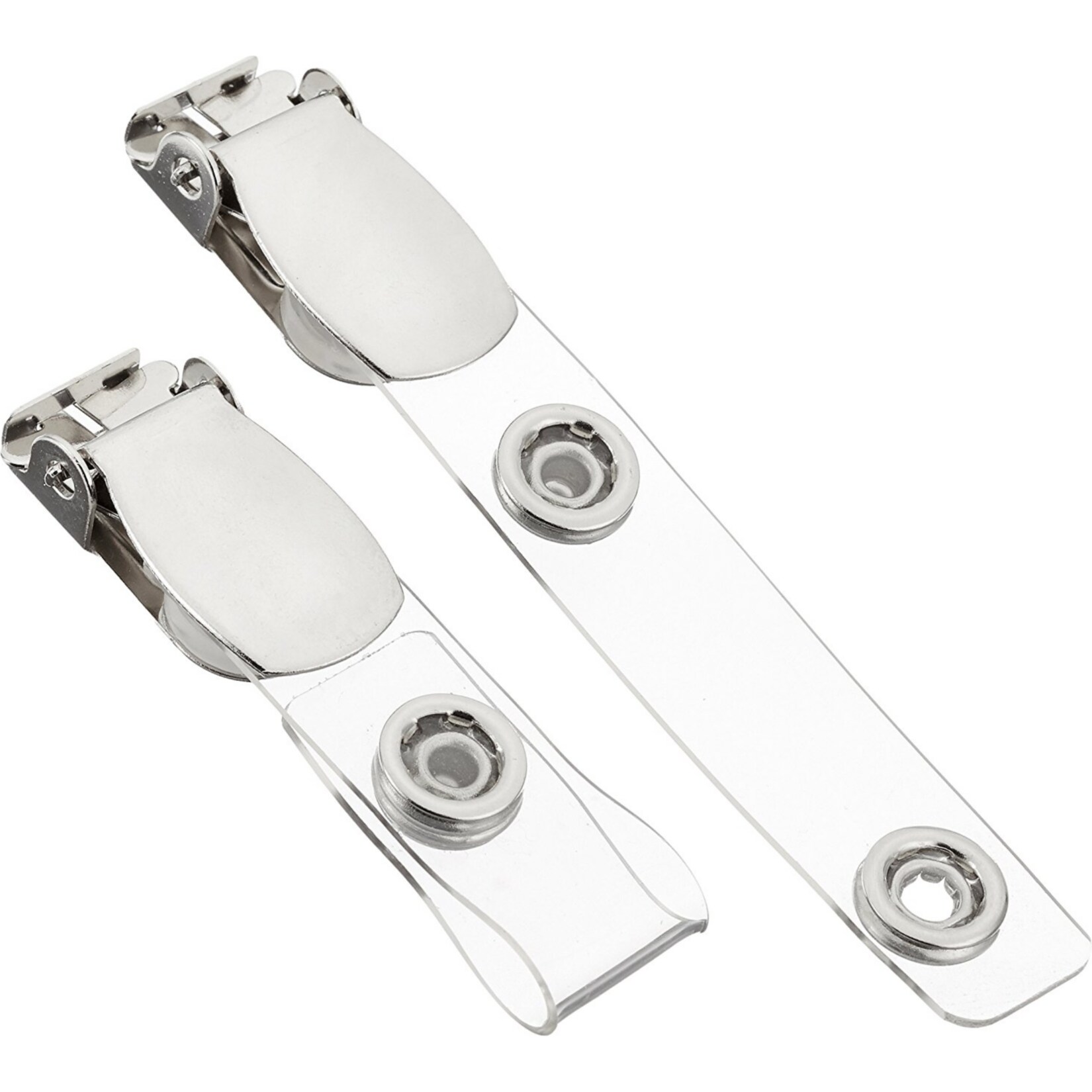 Peach Kunststoff-Clips, klar, PP512, 100 St&uuml;ck - Bild 1