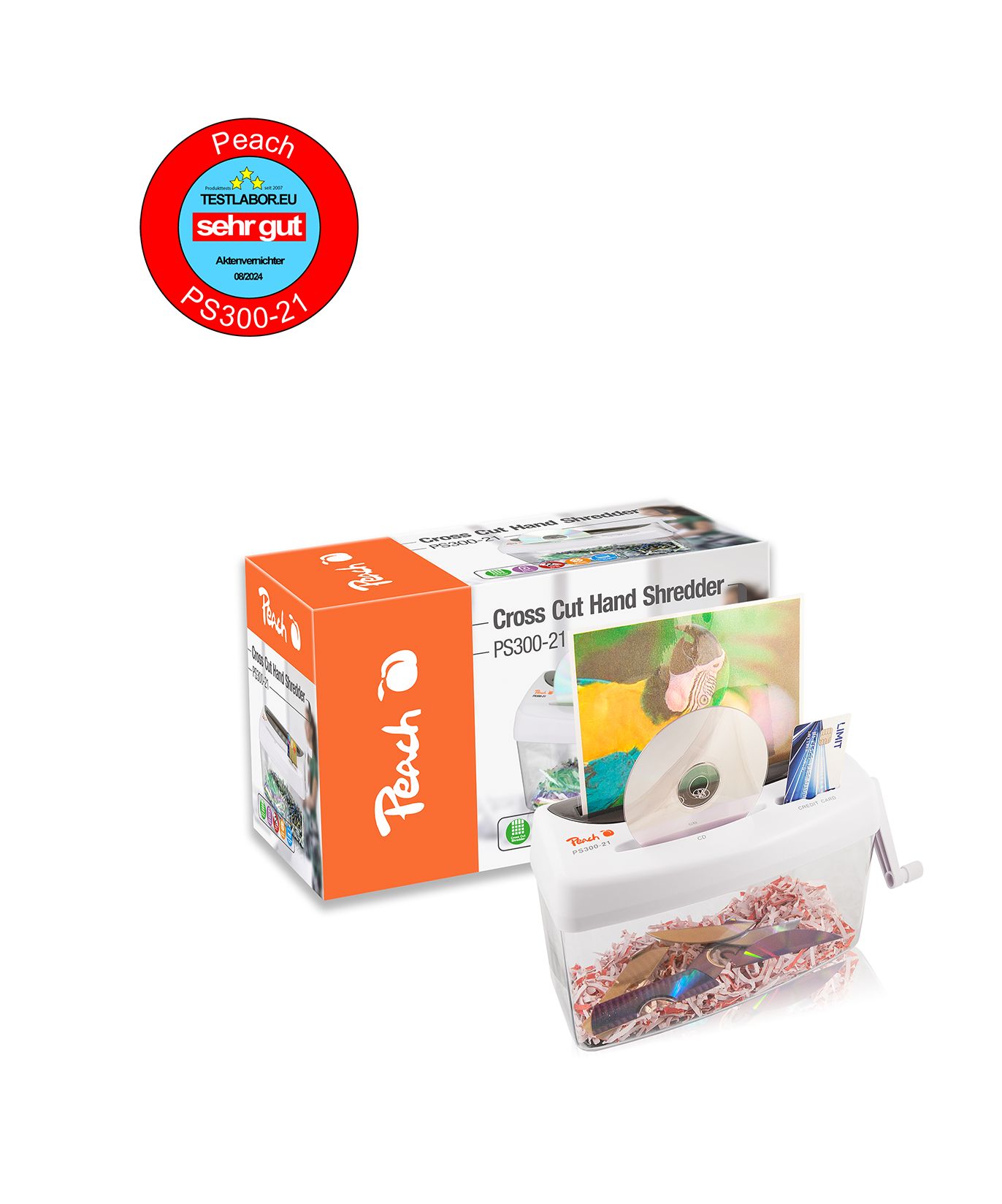 Peach P-4 - 1 Blatt -  Aktenvernichter - PS300-21 - Bild 1