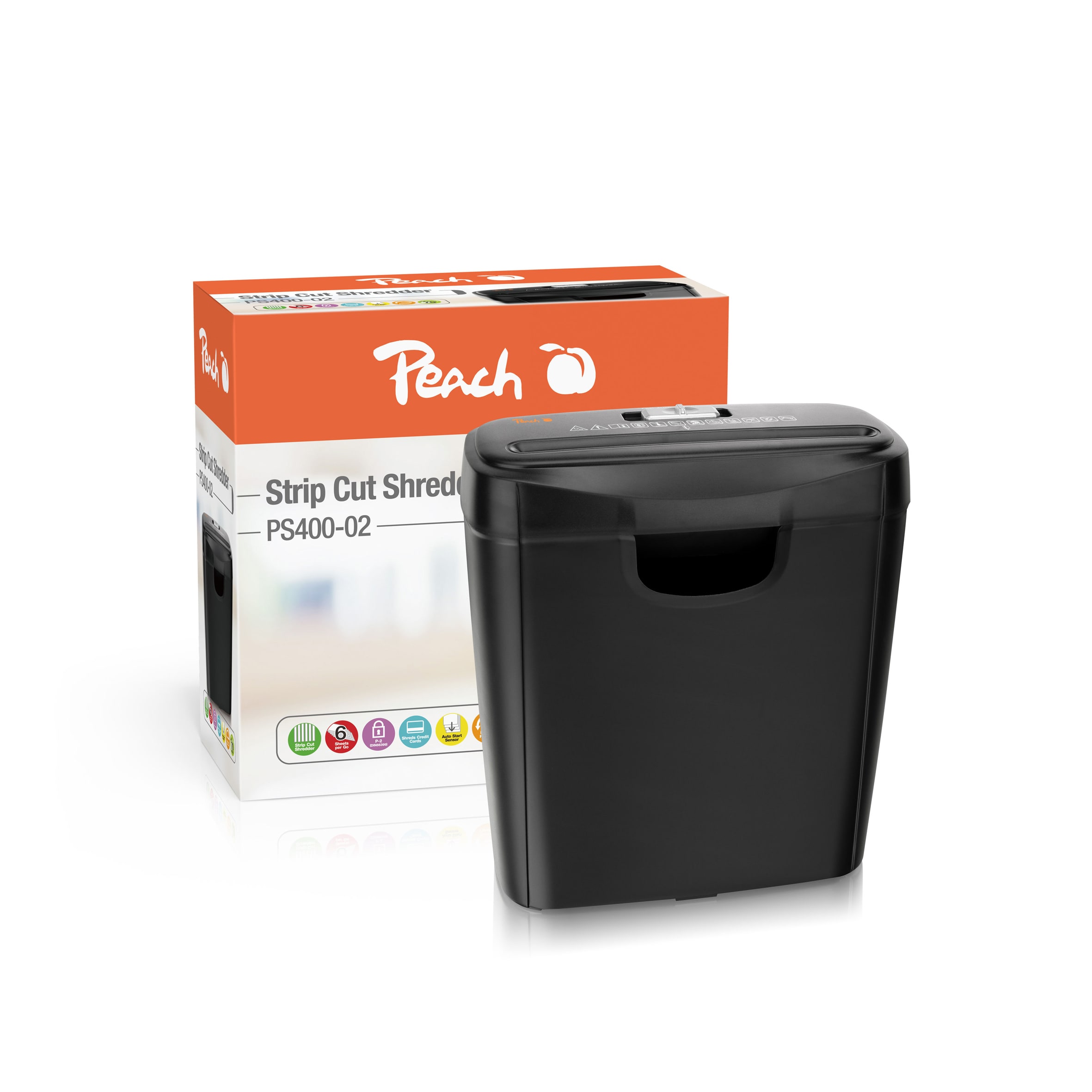 Peach P-2 - 6 Blatt -  Aktenvernichter - PS400-02 - Bild 1