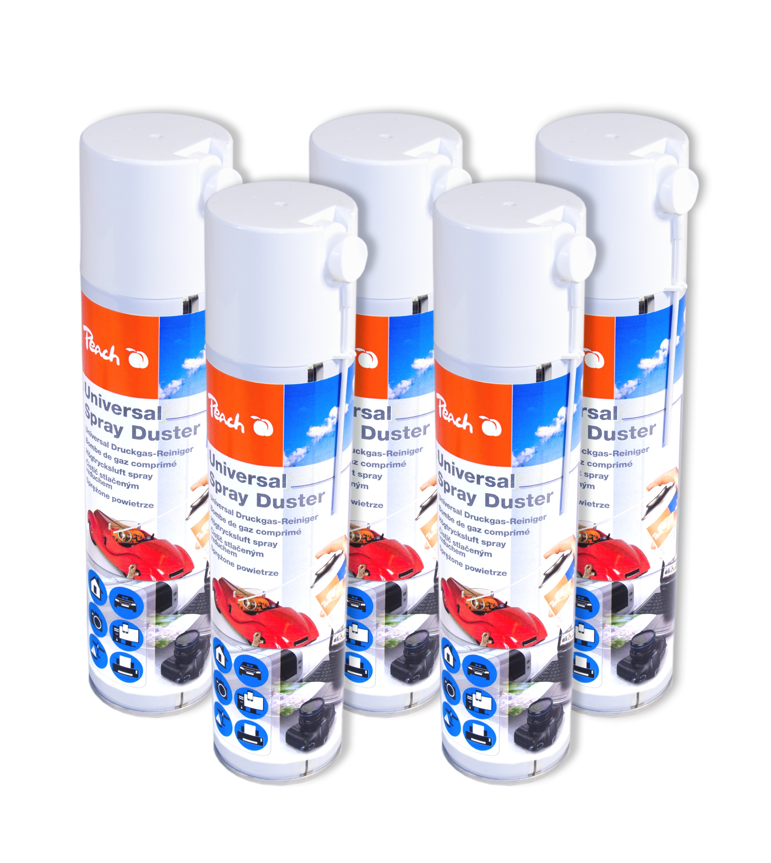 Peach Universal Druckgas Spray PA100, 5x 400 ml - Bild 1