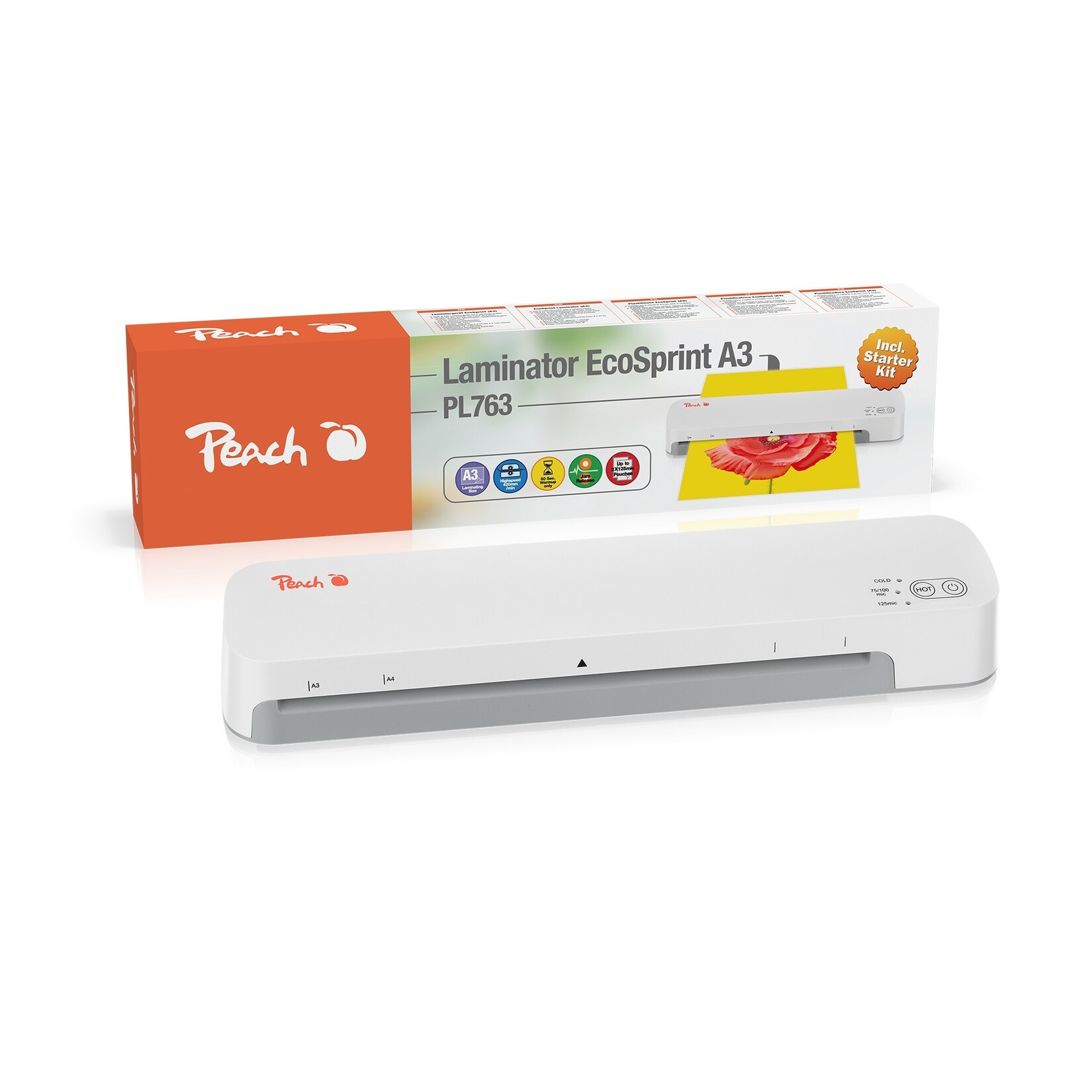 Peach Laminator EcoSprint PL763, A3