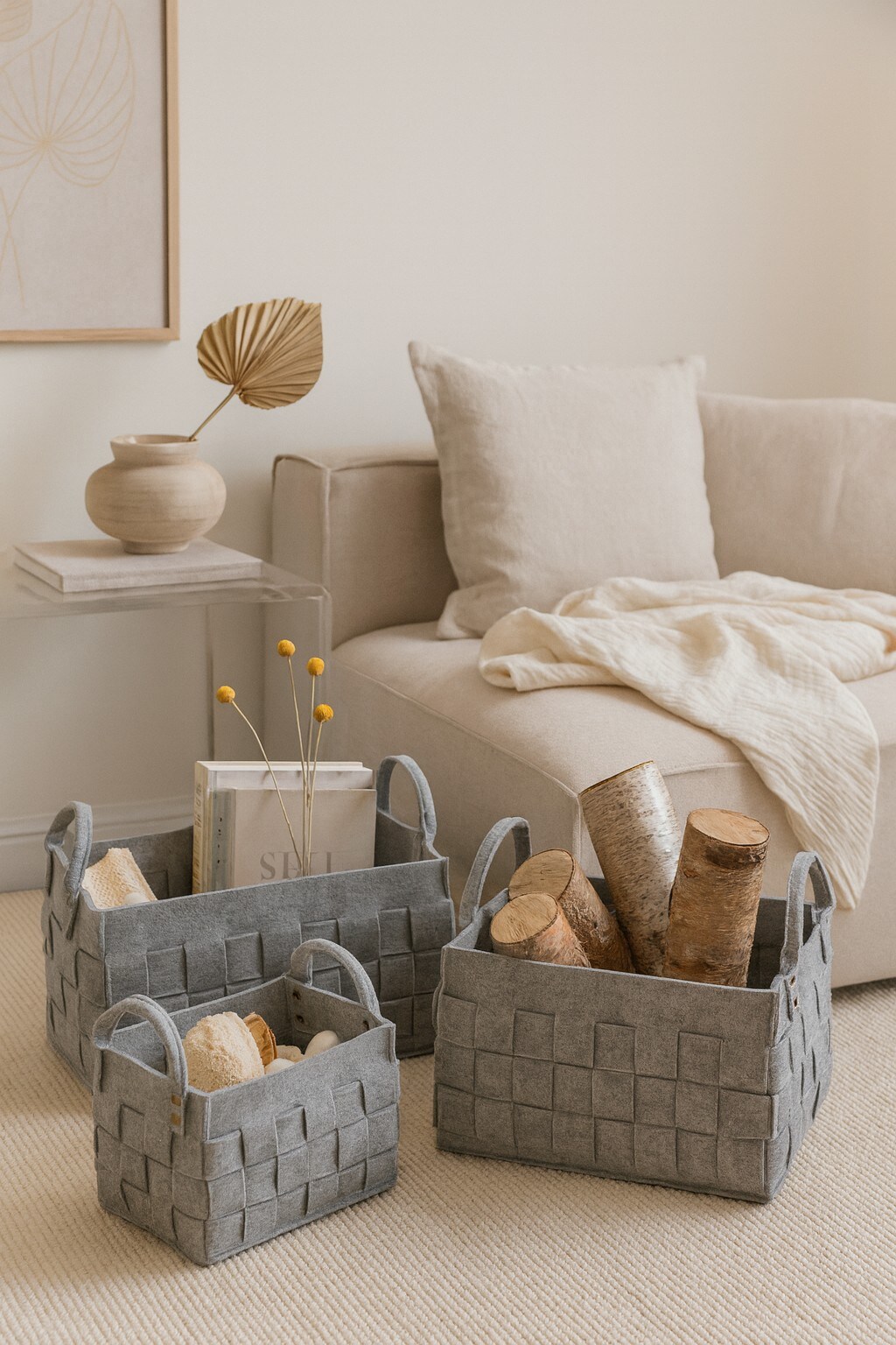 m&ouml;bel direkt online 3tlg. Korb-Set Susanne - Bild 1