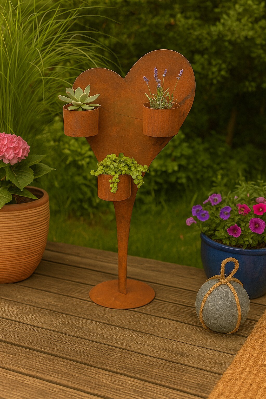 m&ouml;bel direkt online Blumenst&auml;nder Herzilein - Bild 1