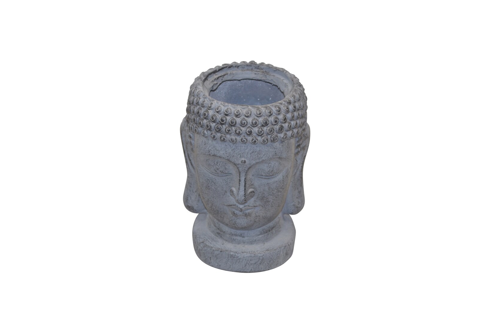 möbel direkt online Pflanzgefäß Buddhakopf I grau