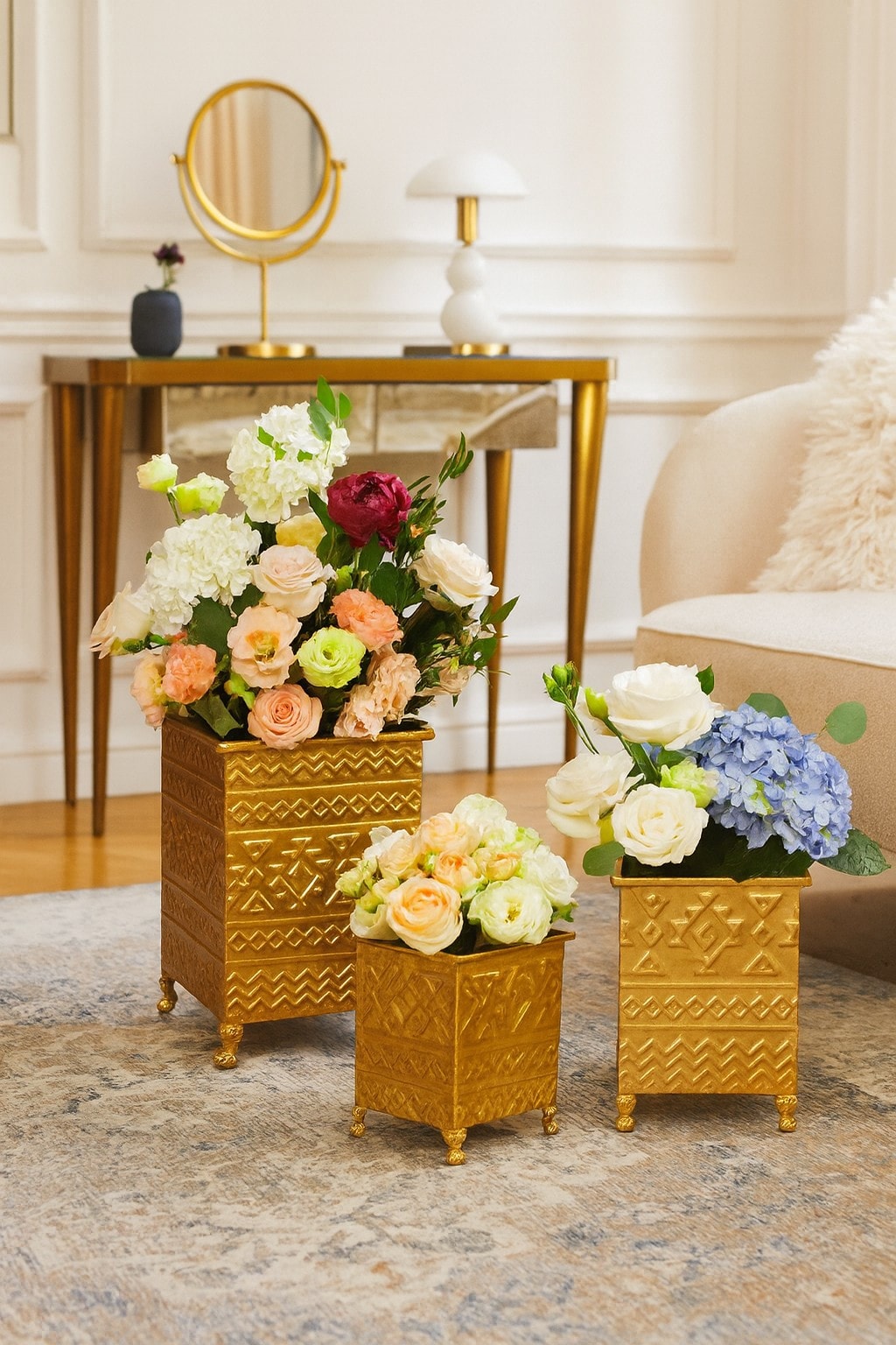 m&ouml;bel direkt online Blumentopf-Set 3tlg. Ronja - Bild 1