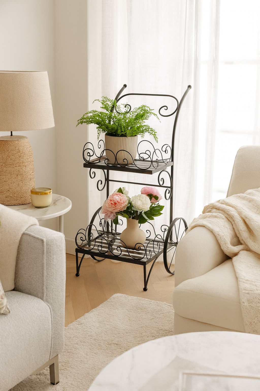 m&ouml;bel direkt online Blumenst&auml;nder "Wagen" Blumenst&auml;nder - Bild 1