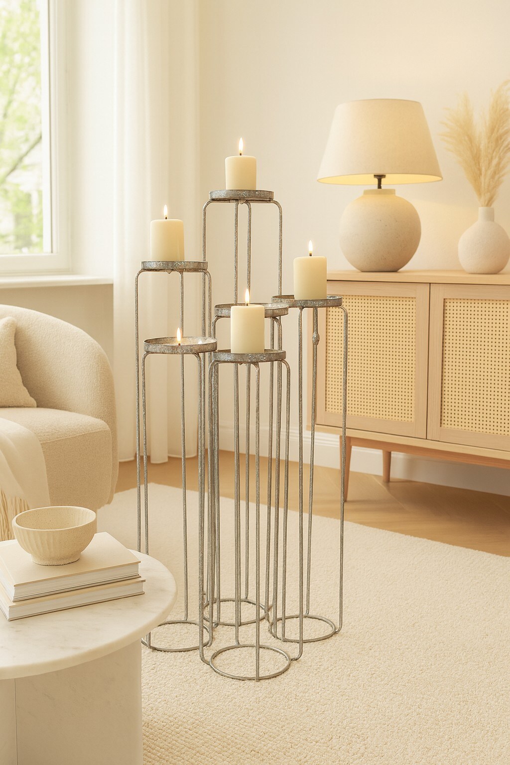 möbel direkt online Standkerzenhalter für 6 Kerzen Gabi | 04046884051413