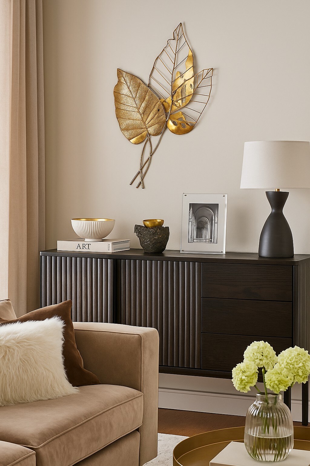 m&ouml;bel direkt online Wanddekoration "Bl&auml;tter" Simon - Bild 1