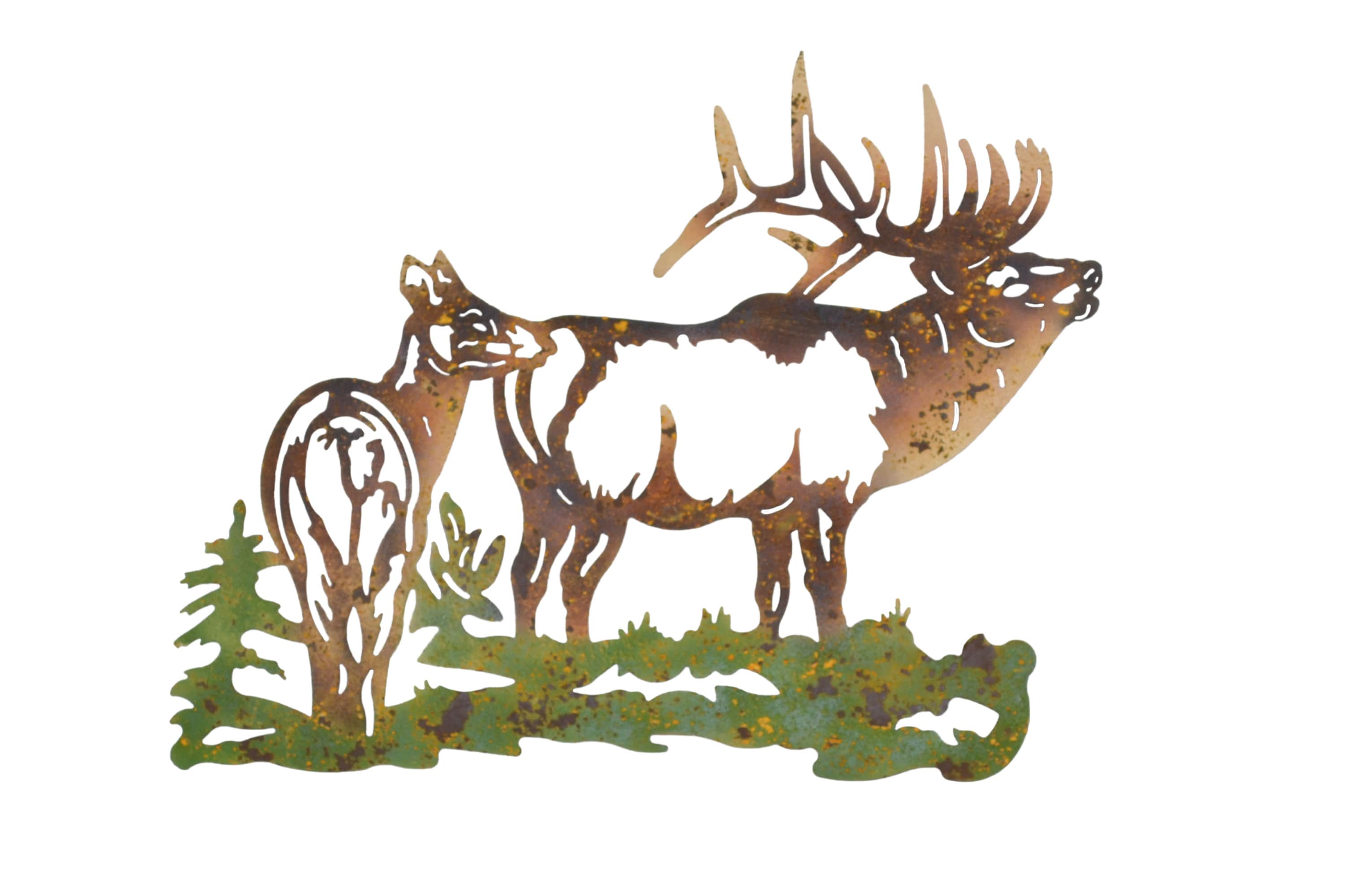 m&ouml;bel direkt online Wanddekoration Hirschkuh und Hirsch - Bild 1