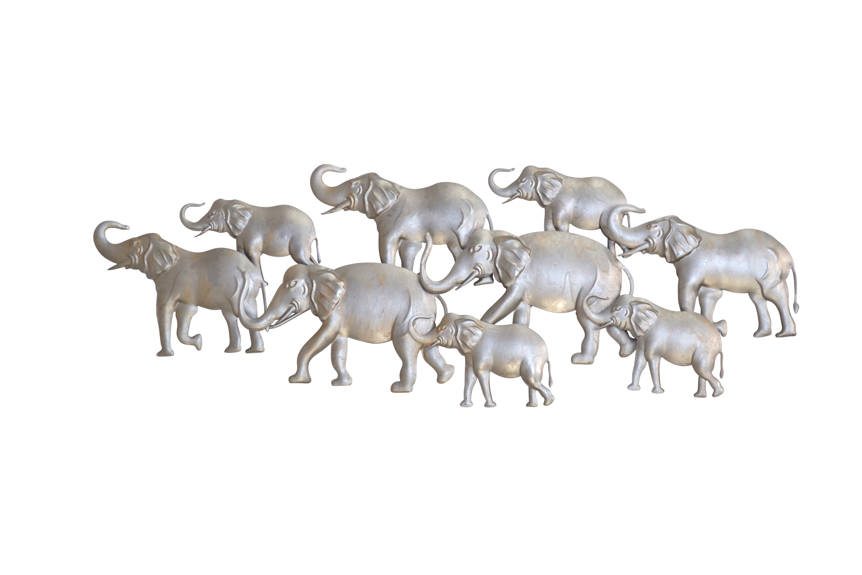 m&ouml;bel direkt online Wanddekoration Elefantenfamilie - Bild 1