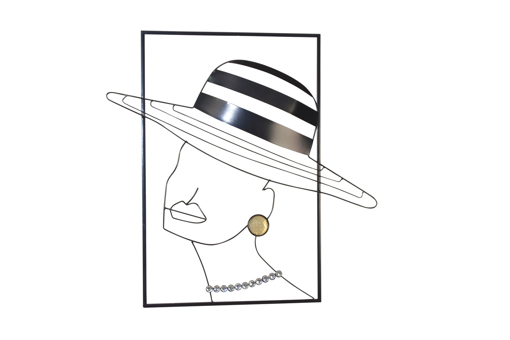 möbel direkt online Wanddekoration Lady schwarz