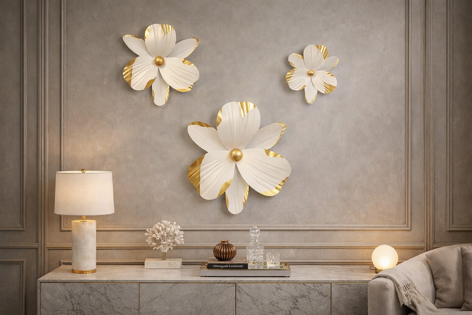 m&ouml;bel direkt online Wanddekoobjekt Metallbl&uuml;te - Bild 1