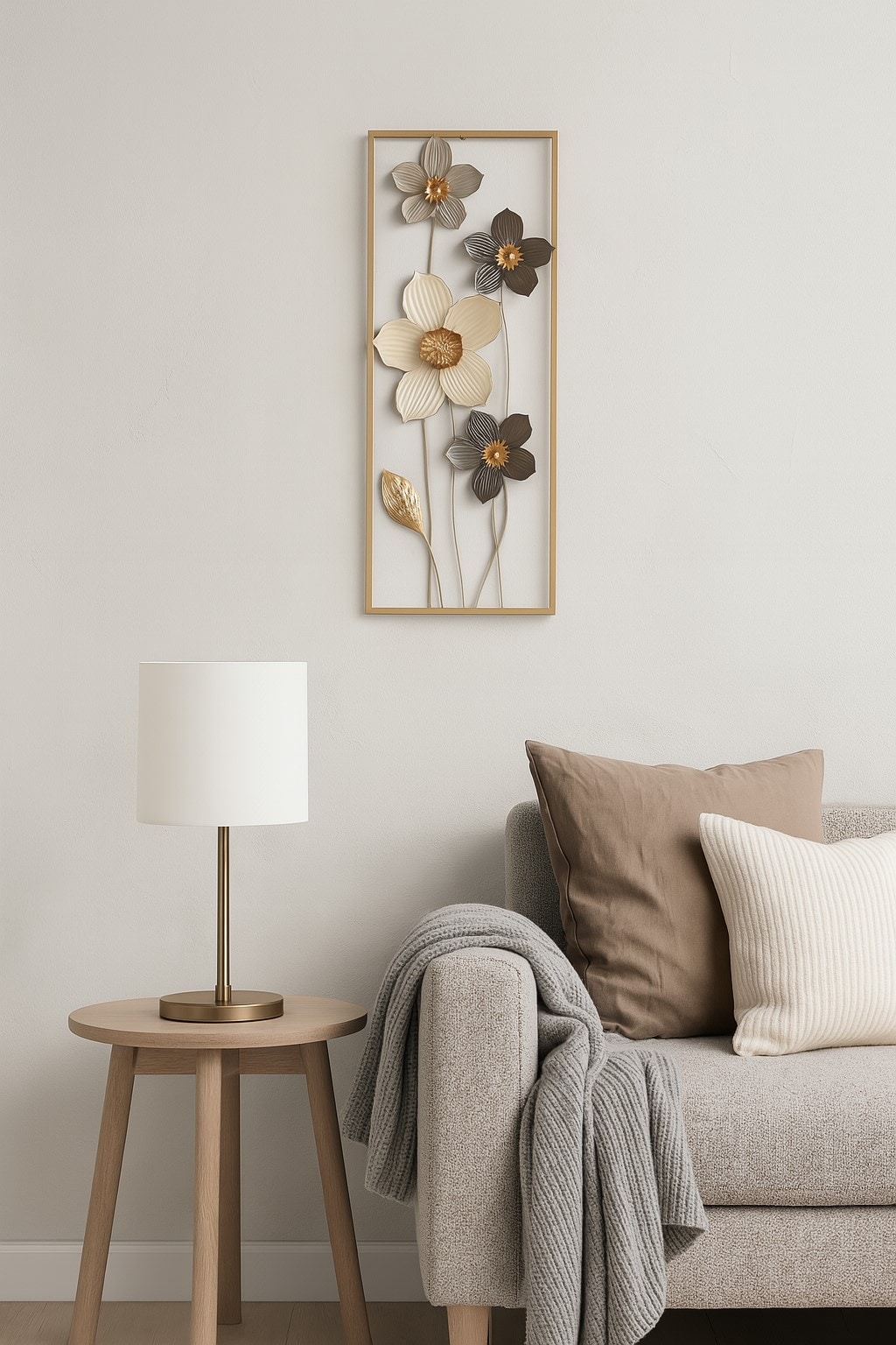 m&ouml;bel direkt online Wanddekoobjekt Blumenmotiv im Rahmen - Bild 1