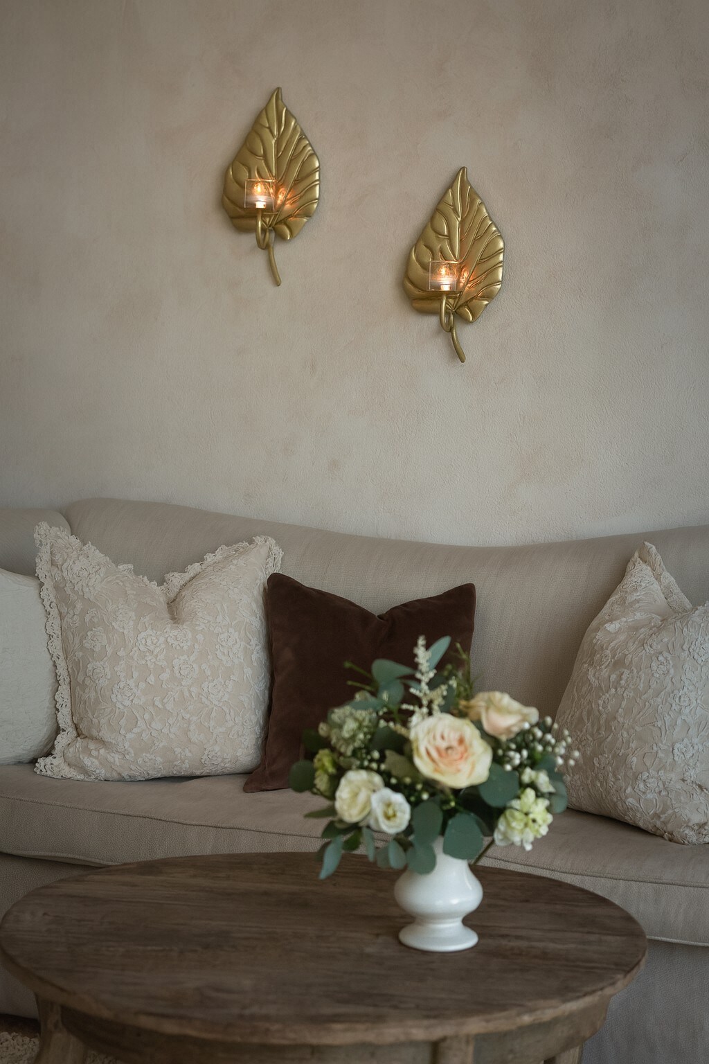 m&ouml;bel direkt online Teelichthalter 2er-Set Leaves - Bild 1