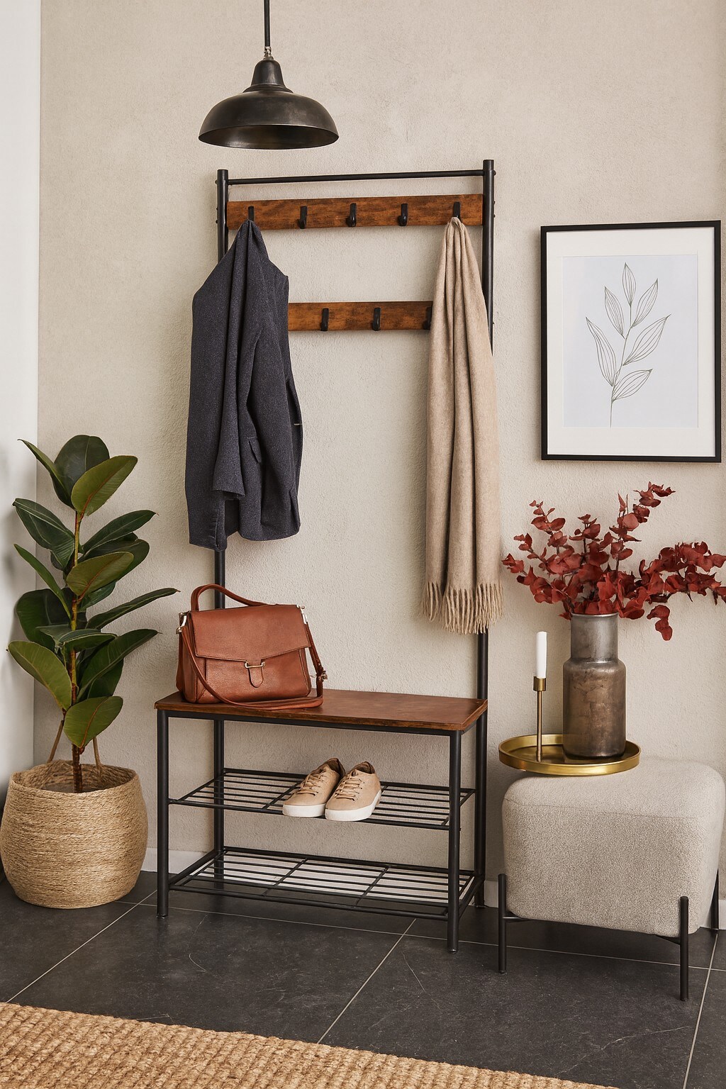 möbel direkt online Standgarderobe Mano braun