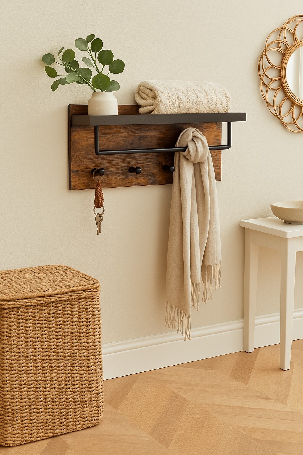 möbel direkt online Wandgarderobe Carola braun