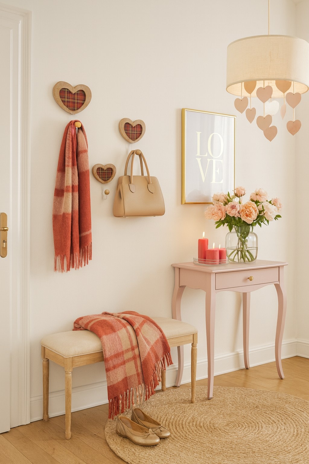 m&ouml;bel direkt online Haken-Set (4tlg.) Herz - Bild 1