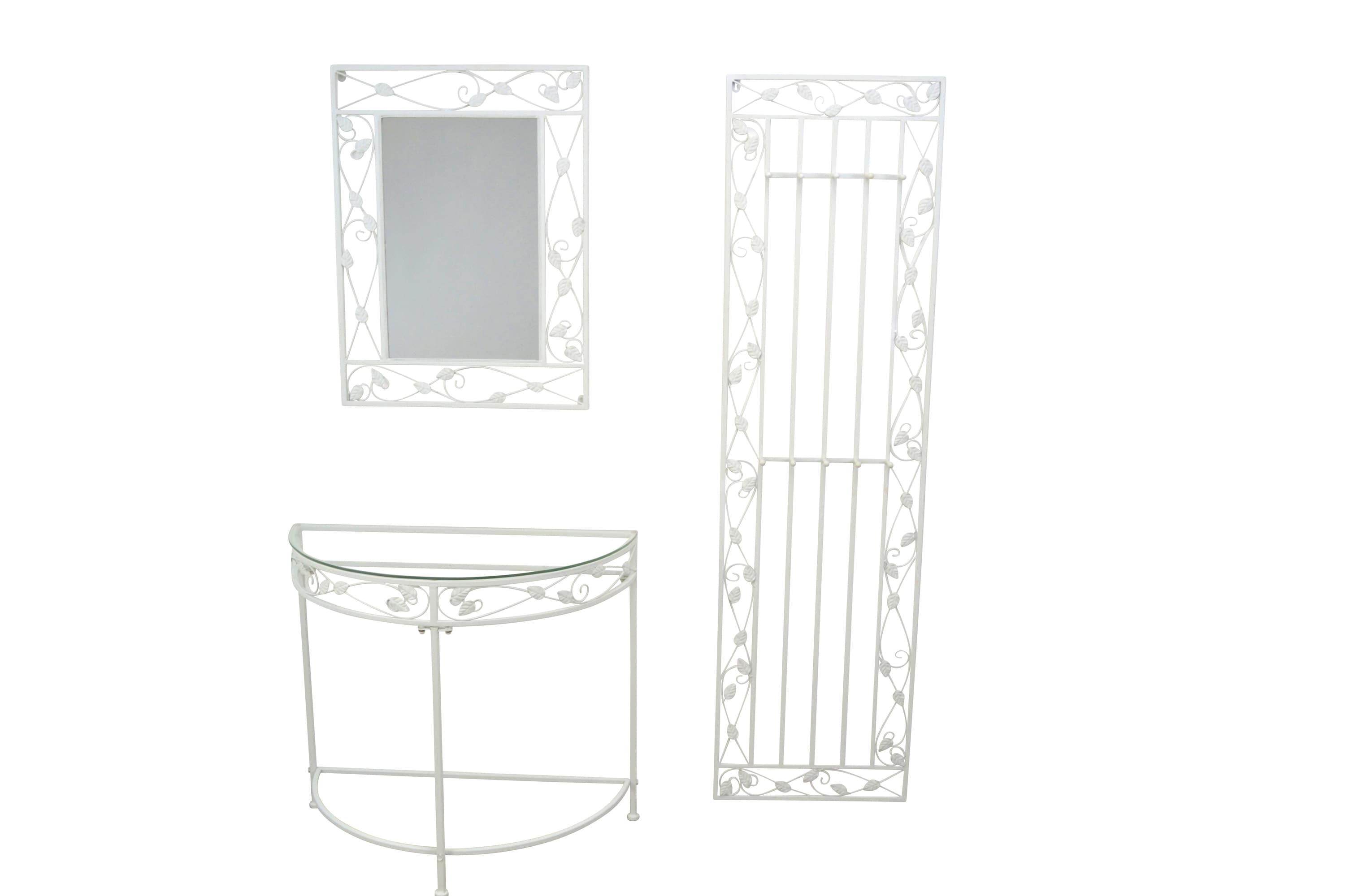 m&ouml;bel direkt online 3tlg. Wandgarderoben-Set Lydia - Bild 1