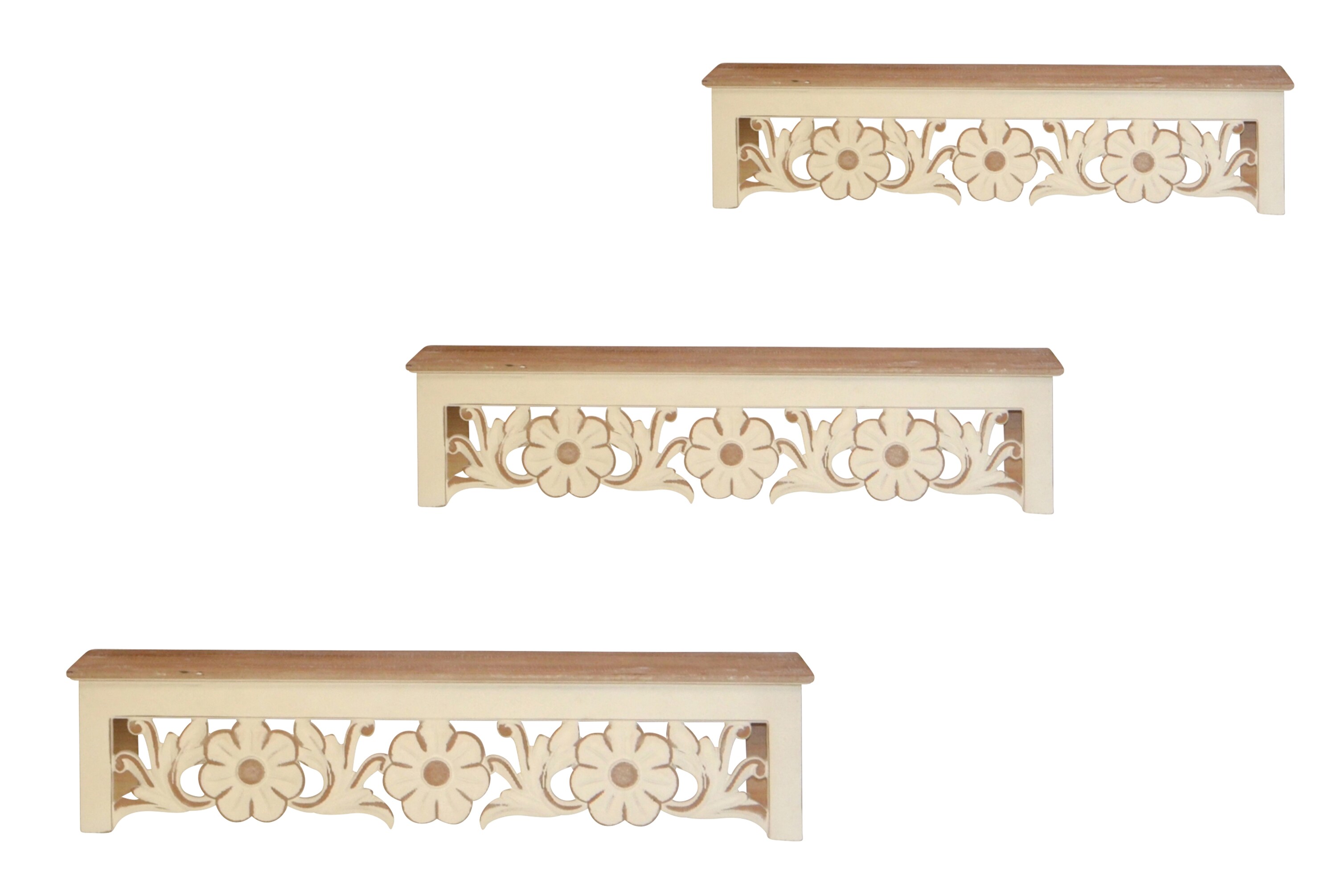 m&ouml;bel direkt online Wandkonsolen-Set 3tlg. Ibek - Bild 1