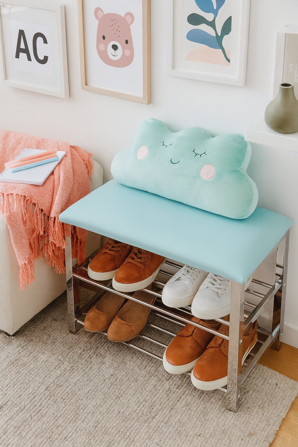 m&ouml;bel direkt online Sitzbank / Schuhregal Luisa - Bild 1