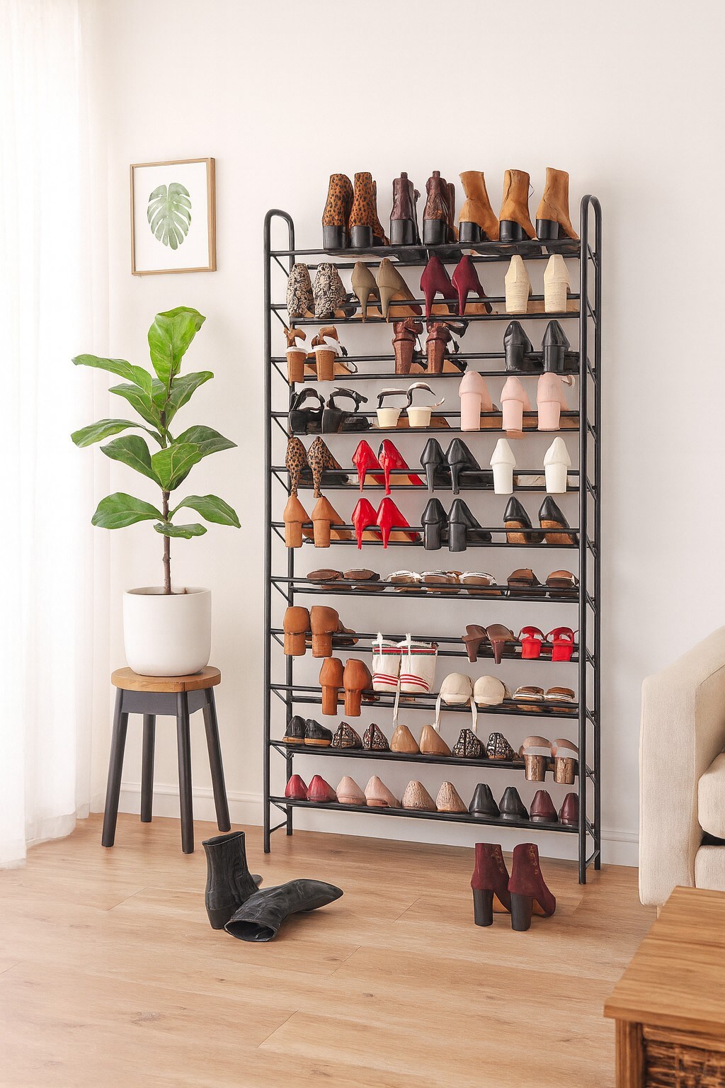 möbel direkt online Schuhregal Sam schwarz