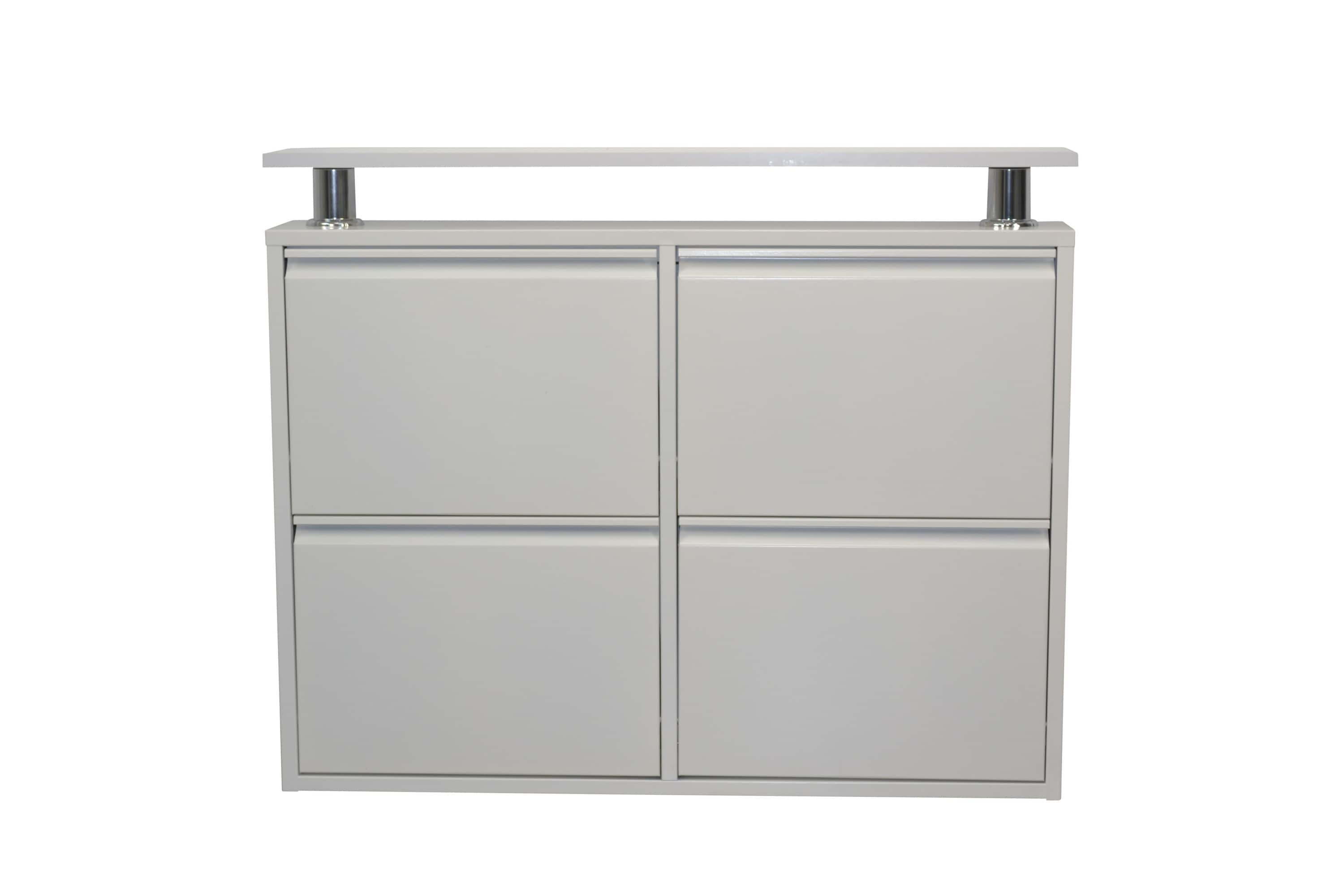 m&ouml;bel direkt online Metallschuhschrank (4Klappen) Palma - Bild 1