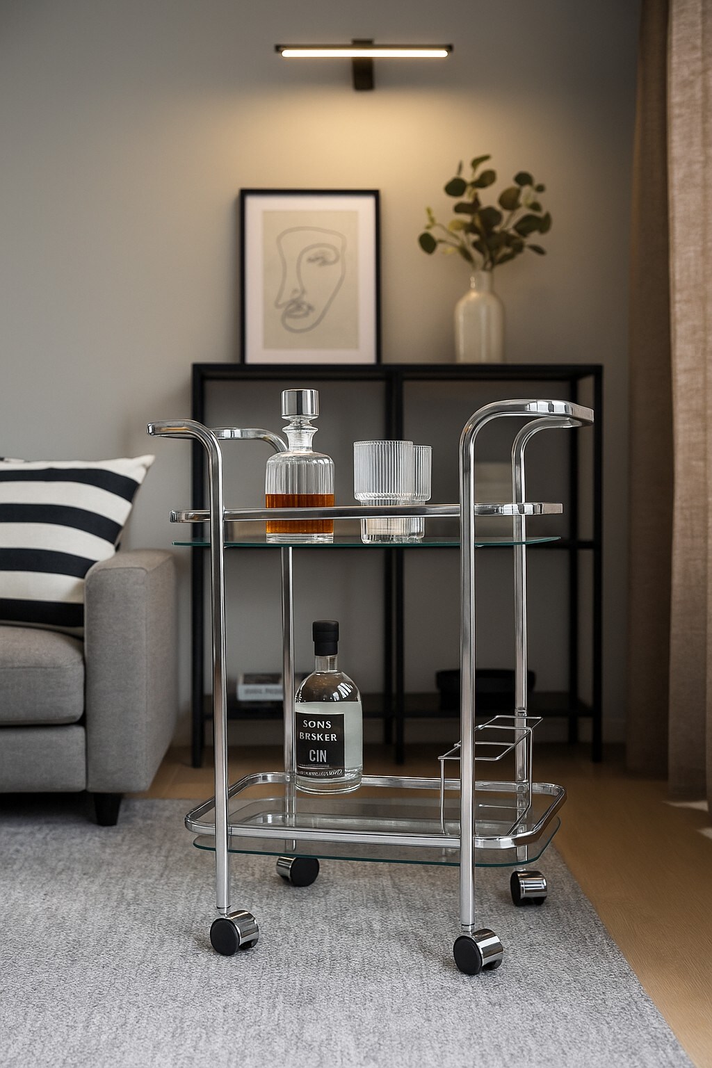m&ouml;bel direkt online Servierwagen Brian - Bild 1