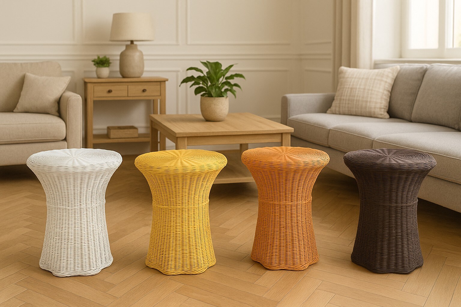 m&ouml;bel direkt online Beistelltisch Rattantisch - Bild 1