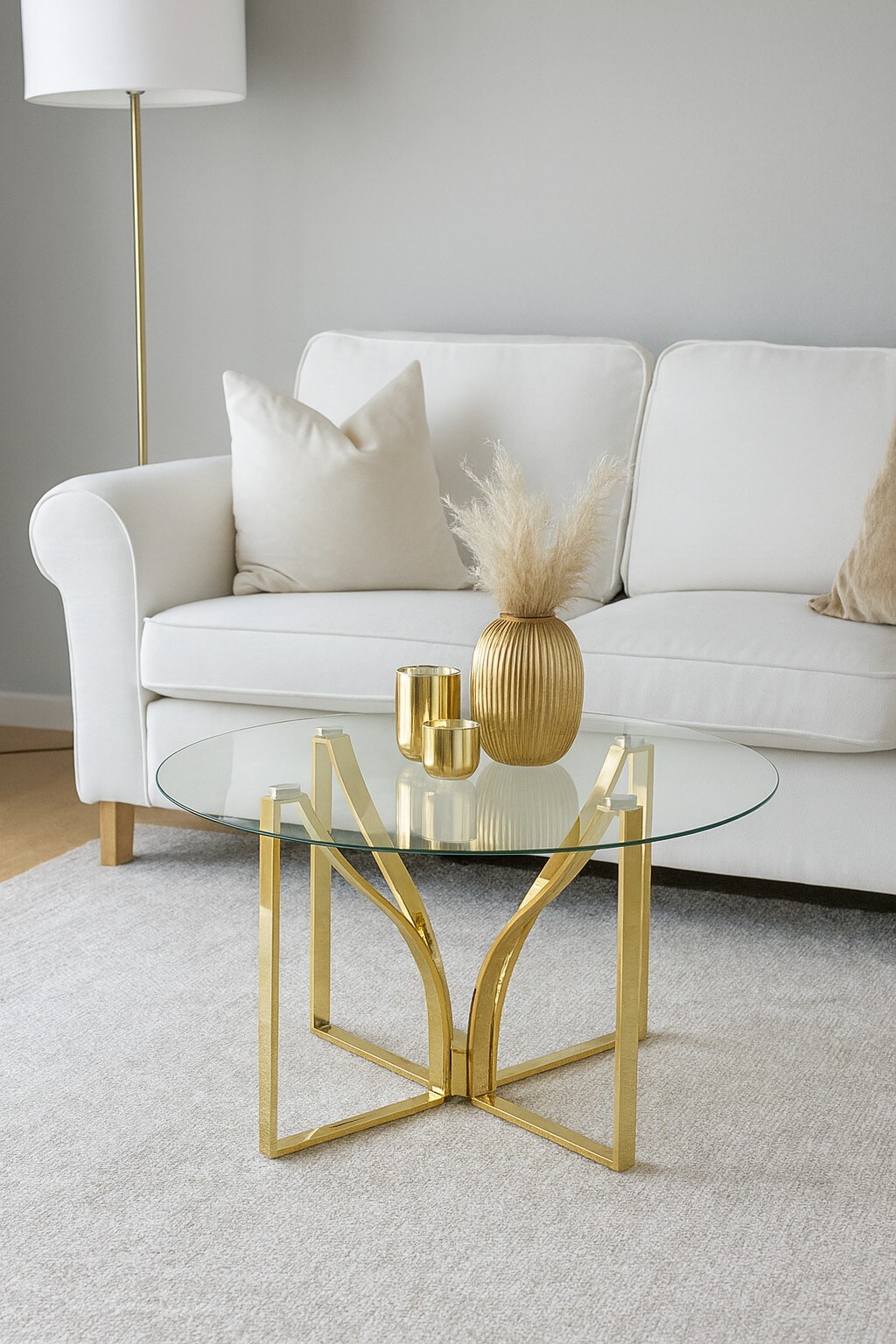 m&ouml;bel direkt online Couchtisch Klarglasplatte - Bild 1