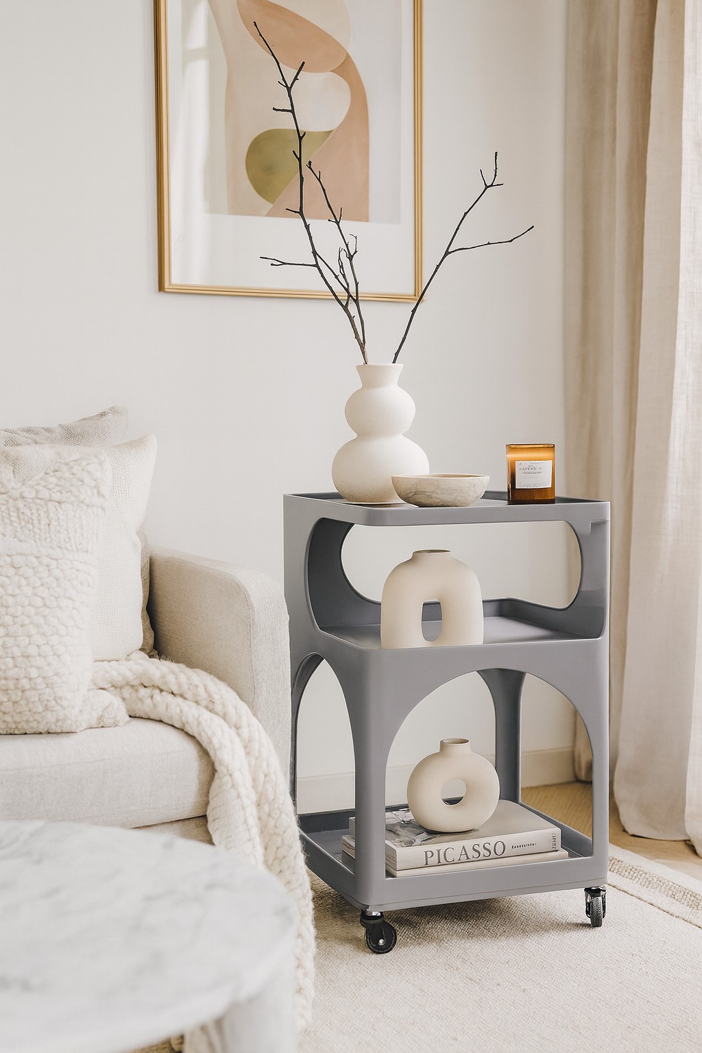 m&ouml;bel direkt online Beistelltisch aus Metall - Bild 1