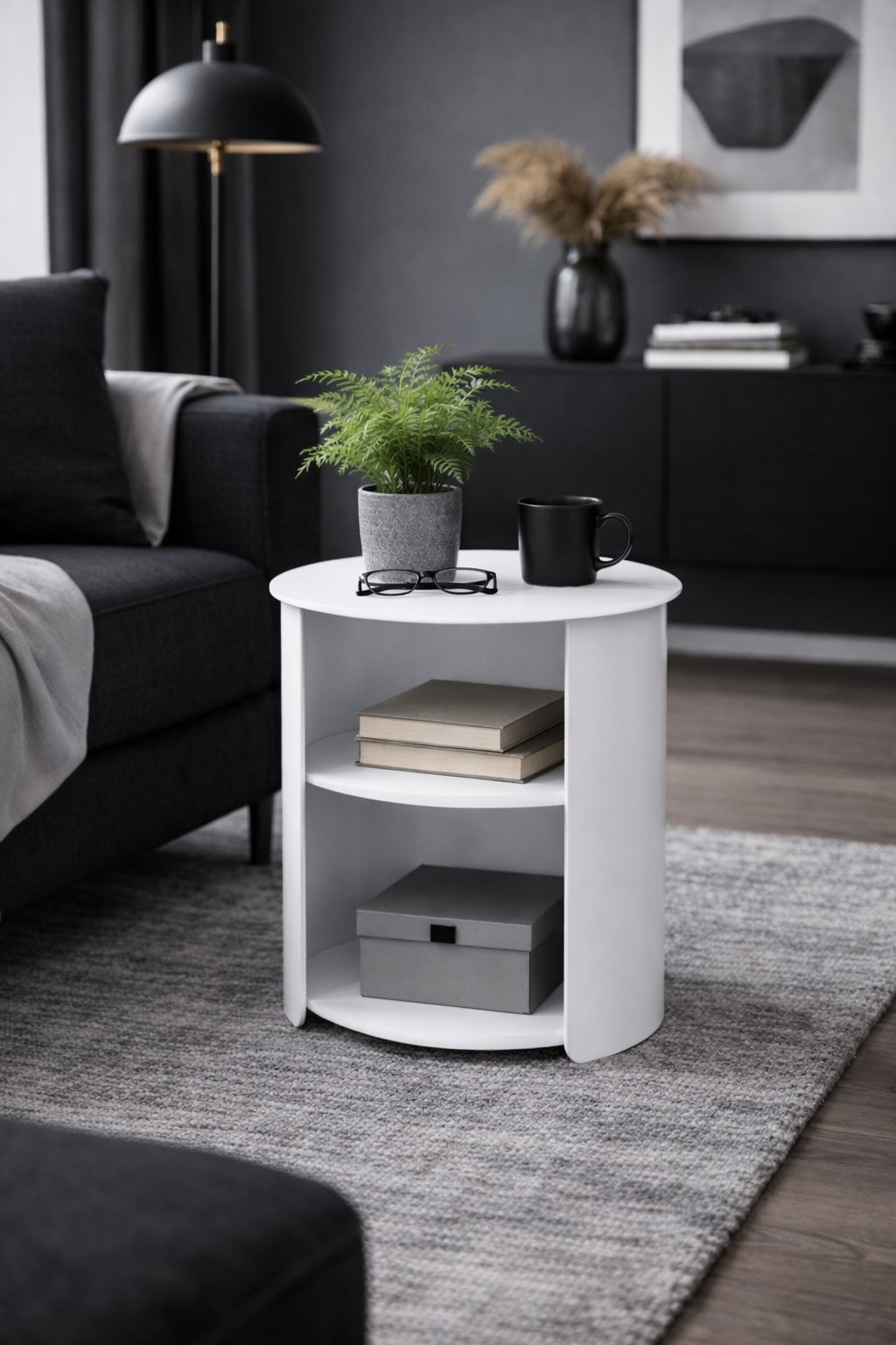 m&ouml;bel direkt online Beistelltisch moderne Optik, aus Metall - Bild 1