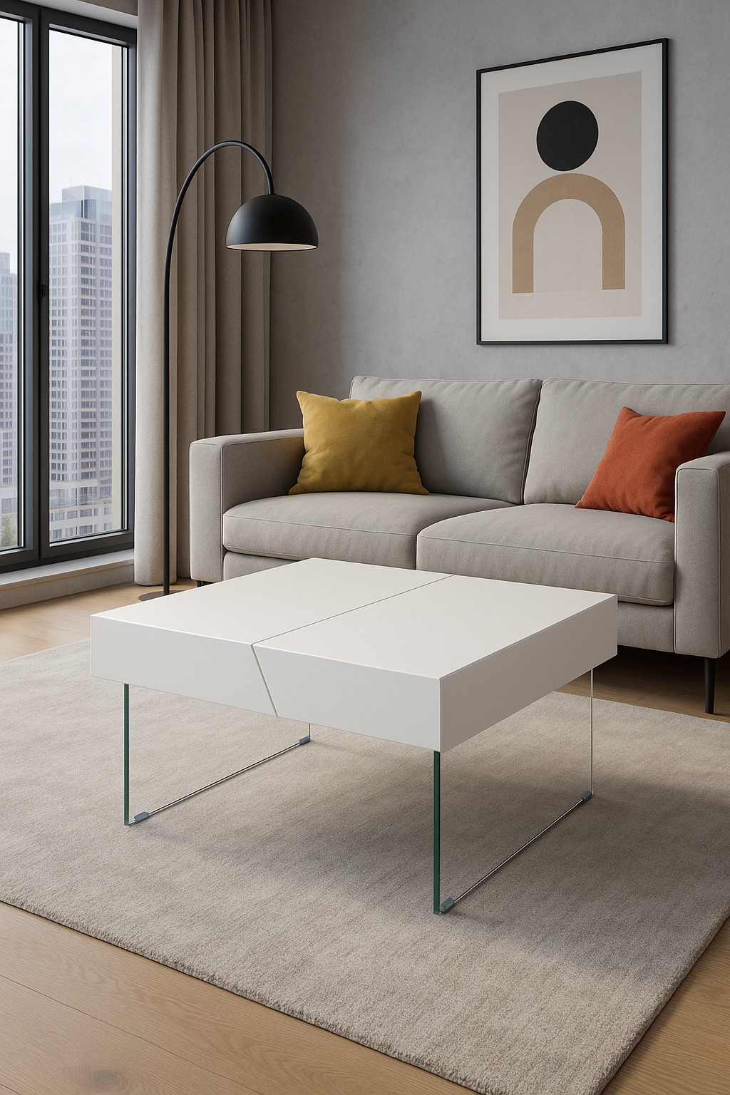 m&ouml;bel direkt online Hochglanz-Couchtisch Timo - Bild 1