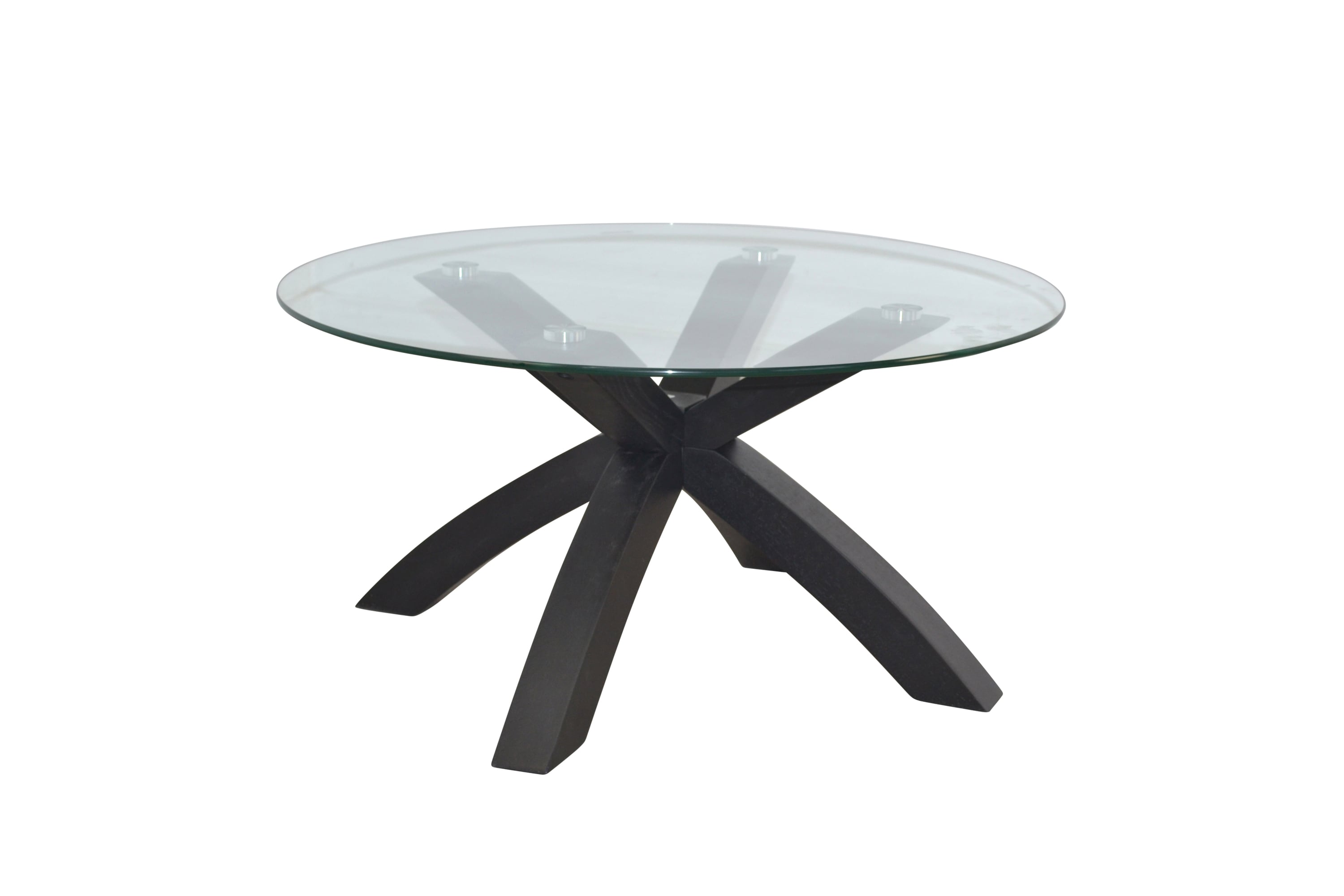 m&ouml;bel direkt online Couchtisch Massivholz Eiche, mit gro&szlig;er Sicherheits-Glasplatte - Bild 1