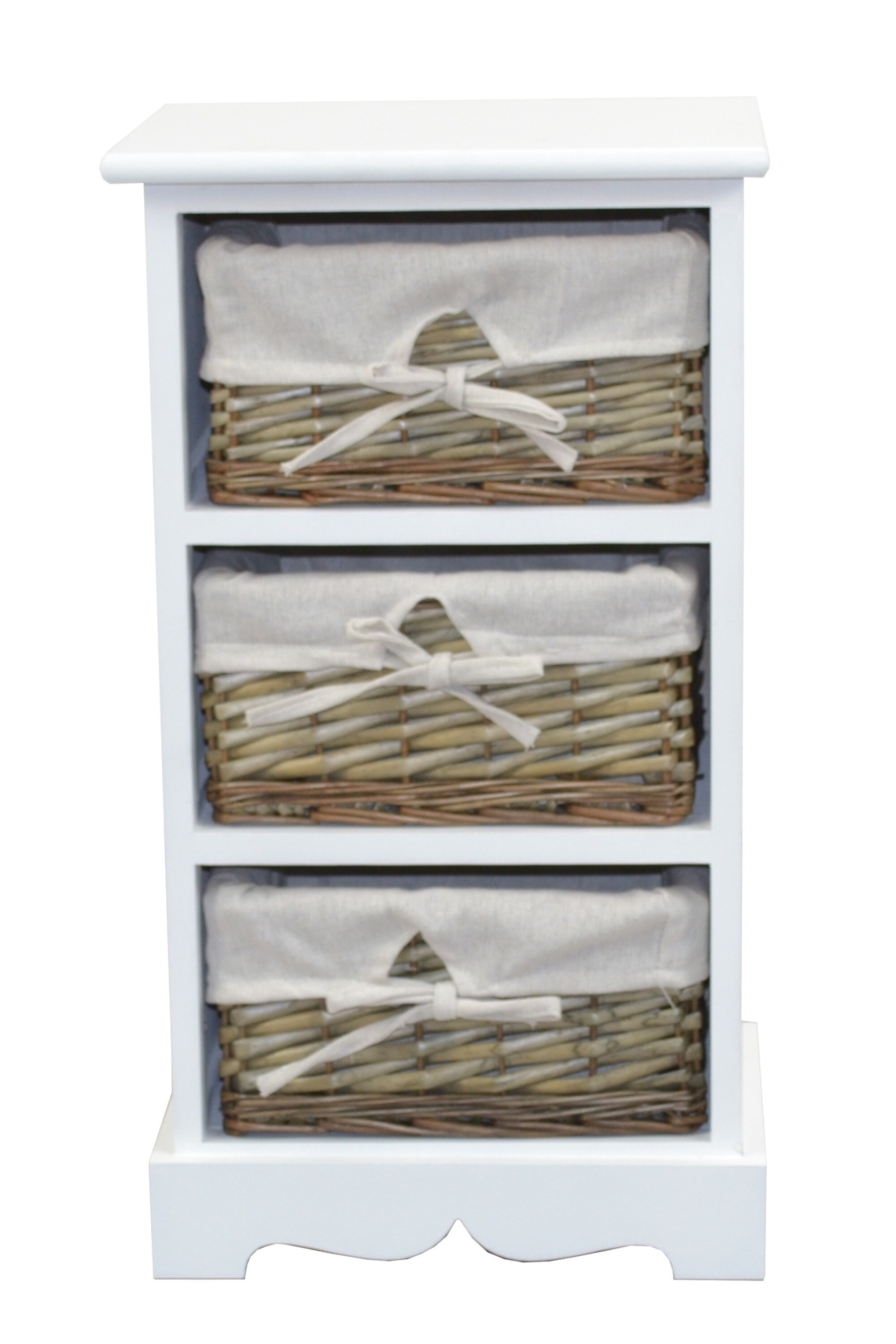 m&ouml;bel direkt online Regal mit 3 Weidenk&ouml;rben Sansibar - Bild 1