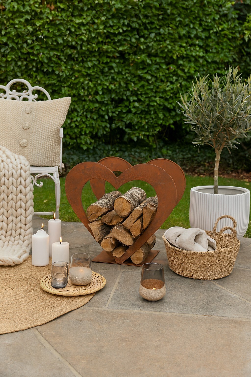 m&ouml;bel direkt online Herzregal aus Eisen Herz - Bild 1