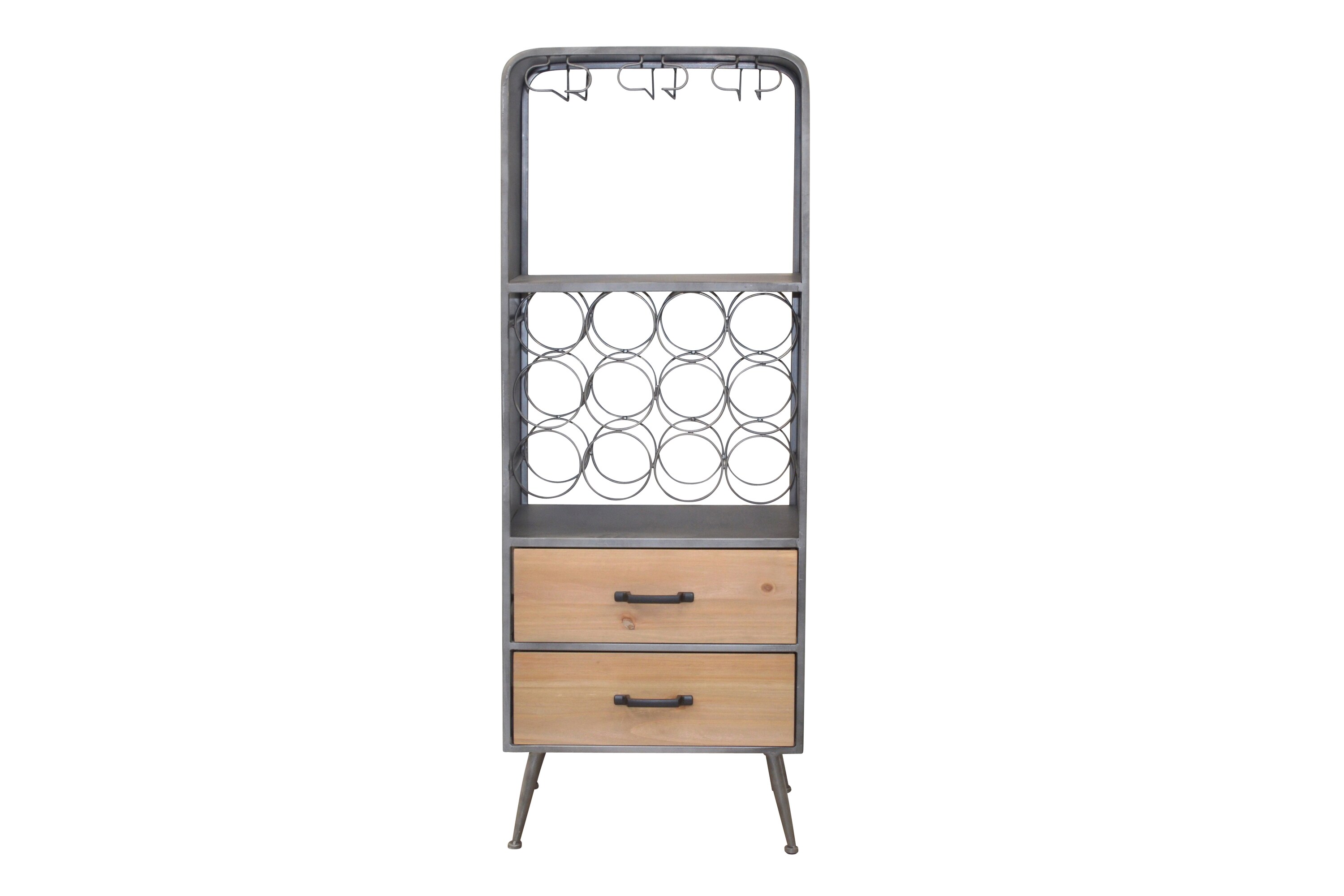 m&ouml;bel direkt online Weinregal mit 2 Schubk&auml;sten Alice - Bild 1