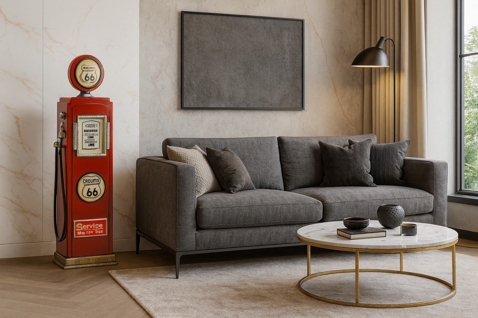 m&ouml;bel direkt online Regal  "Route 66" Zapfs&auml;ule - Bild 1