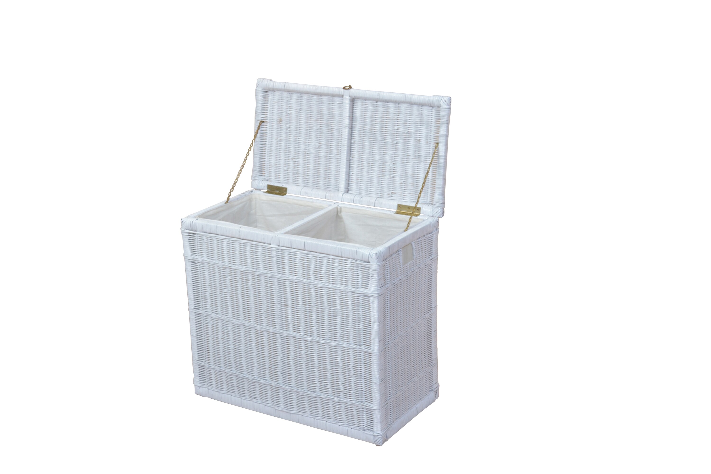 m&ouml;bel direkt online W&auml;schsammler DUO Rattanw&auml;schekorb - Bild 1