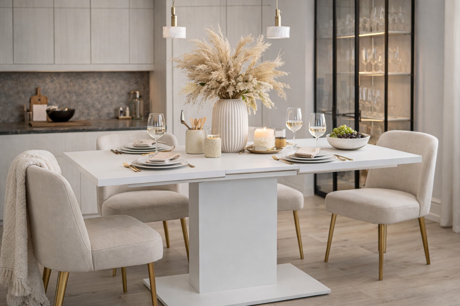 m&ouml;bel direkt online S&auml;ulentisch 120-160 cm Sonja - Bild 1