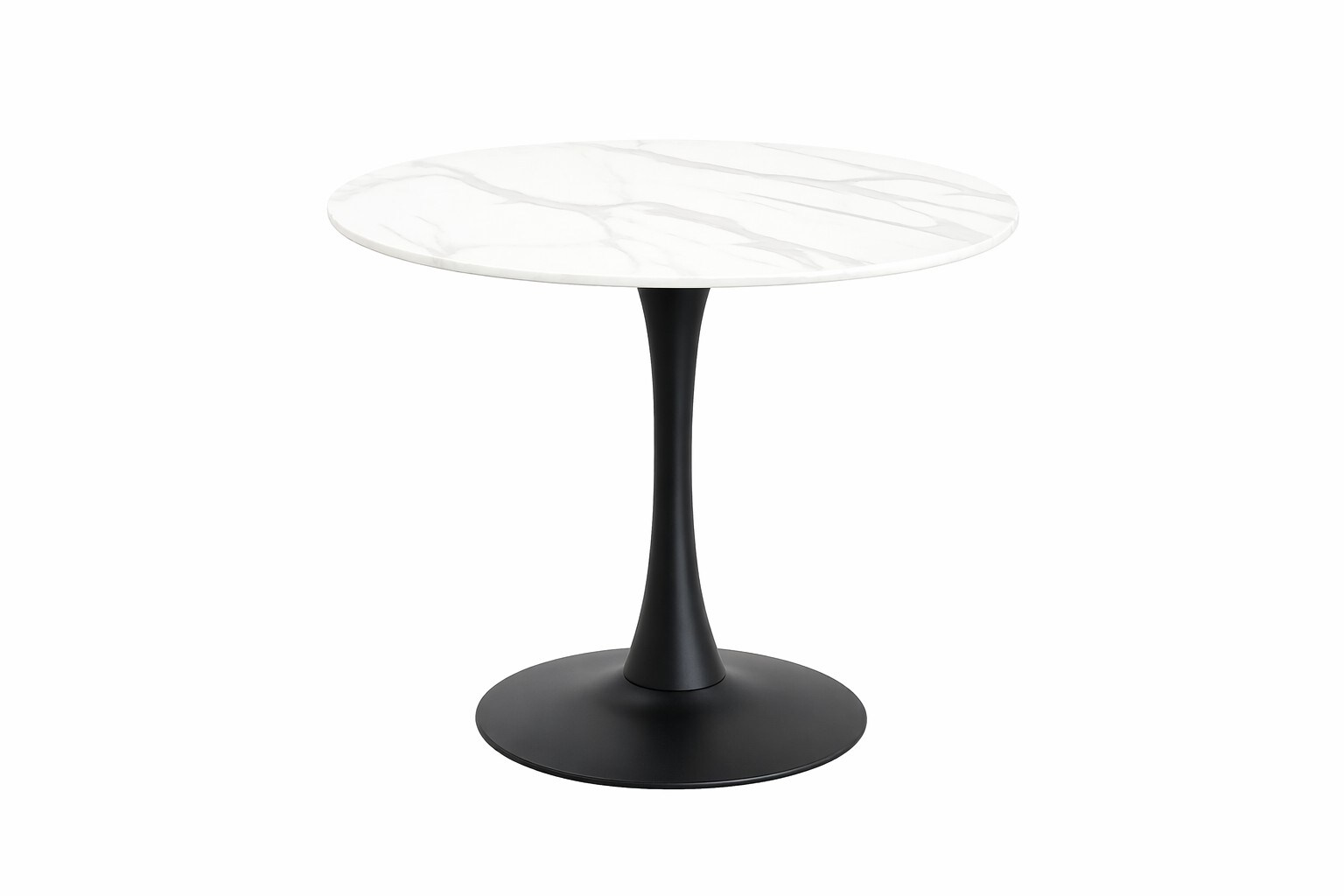 möbel direkt online Esstisch Ø90 cm Marmor weiß