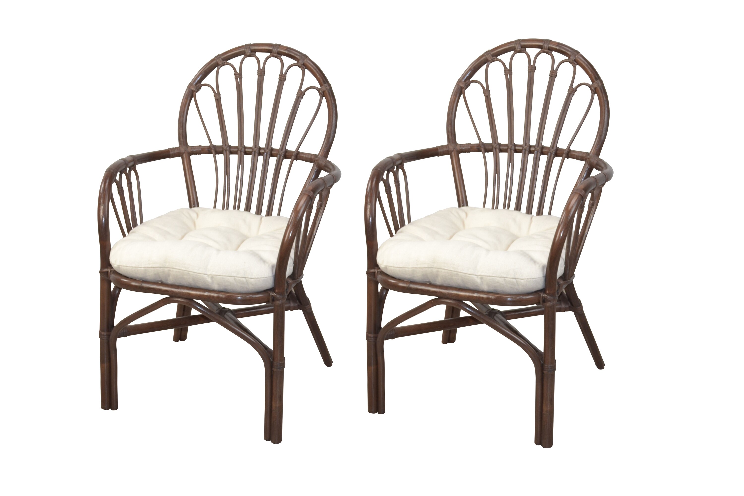 m&ouml;bel direkt online Rattansessel (2St&uuml;ck) mit Kissen Conny - Bild 1