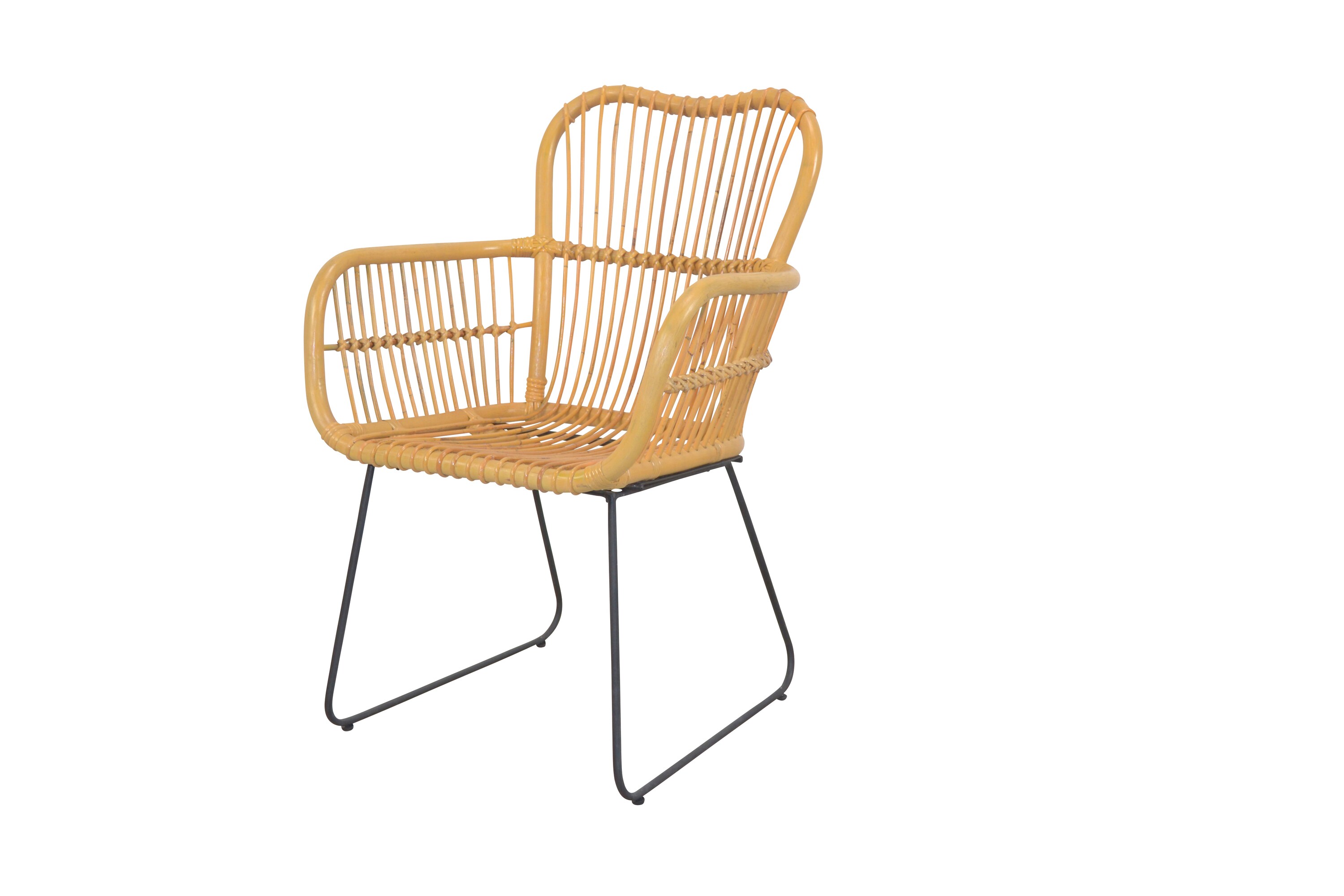 m&ouml;bel direkt online Rattanstuhl mit Armlehnen Toni - Bild 1