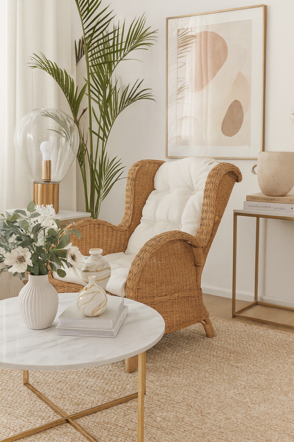 möbel direkt online Rattansessel inklusive Kissenauflagen Hajo | 04046884078229