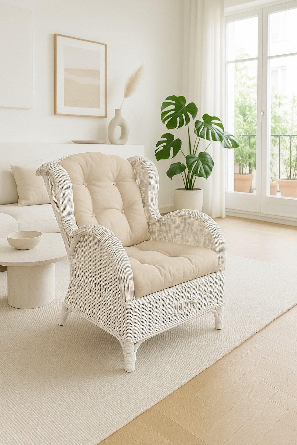 möbel direkt online Rattansessel inklusive Kissenauflagen Hajo | 04046884078212