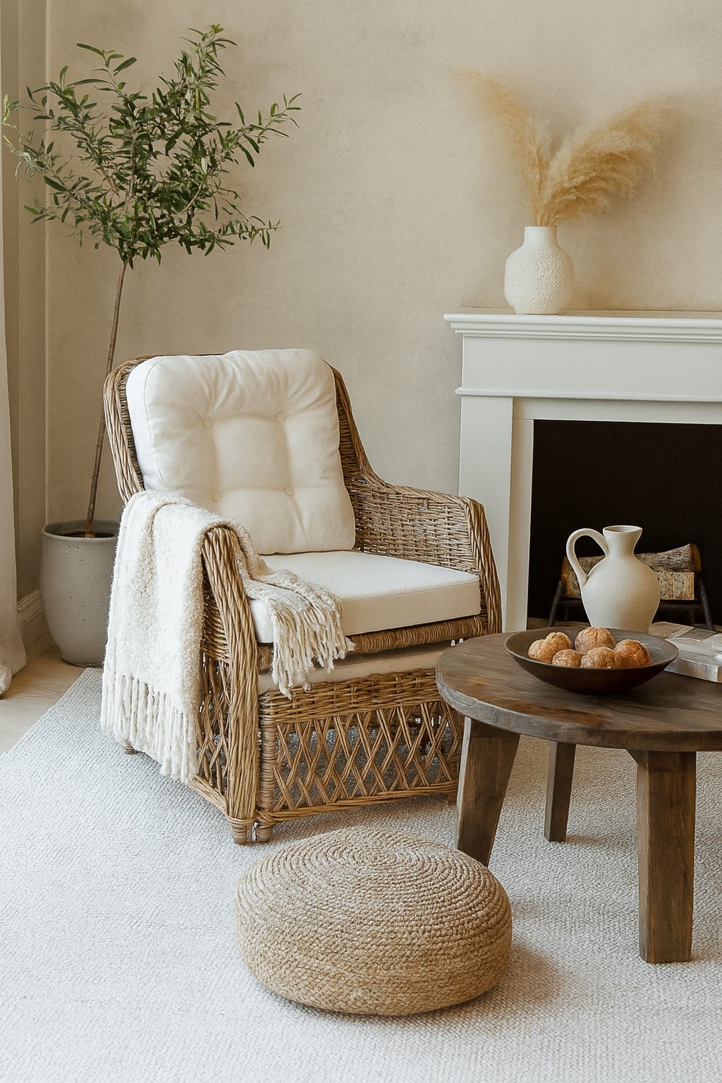 m&ouml;bel direkt online Rattansessel mit Kissen Donald - Bild 1