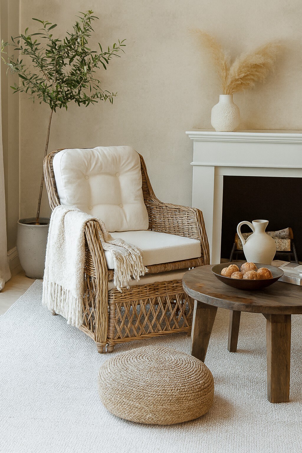 möbel direkt online Rattansessel mit Kissen Donald | 04046884055756