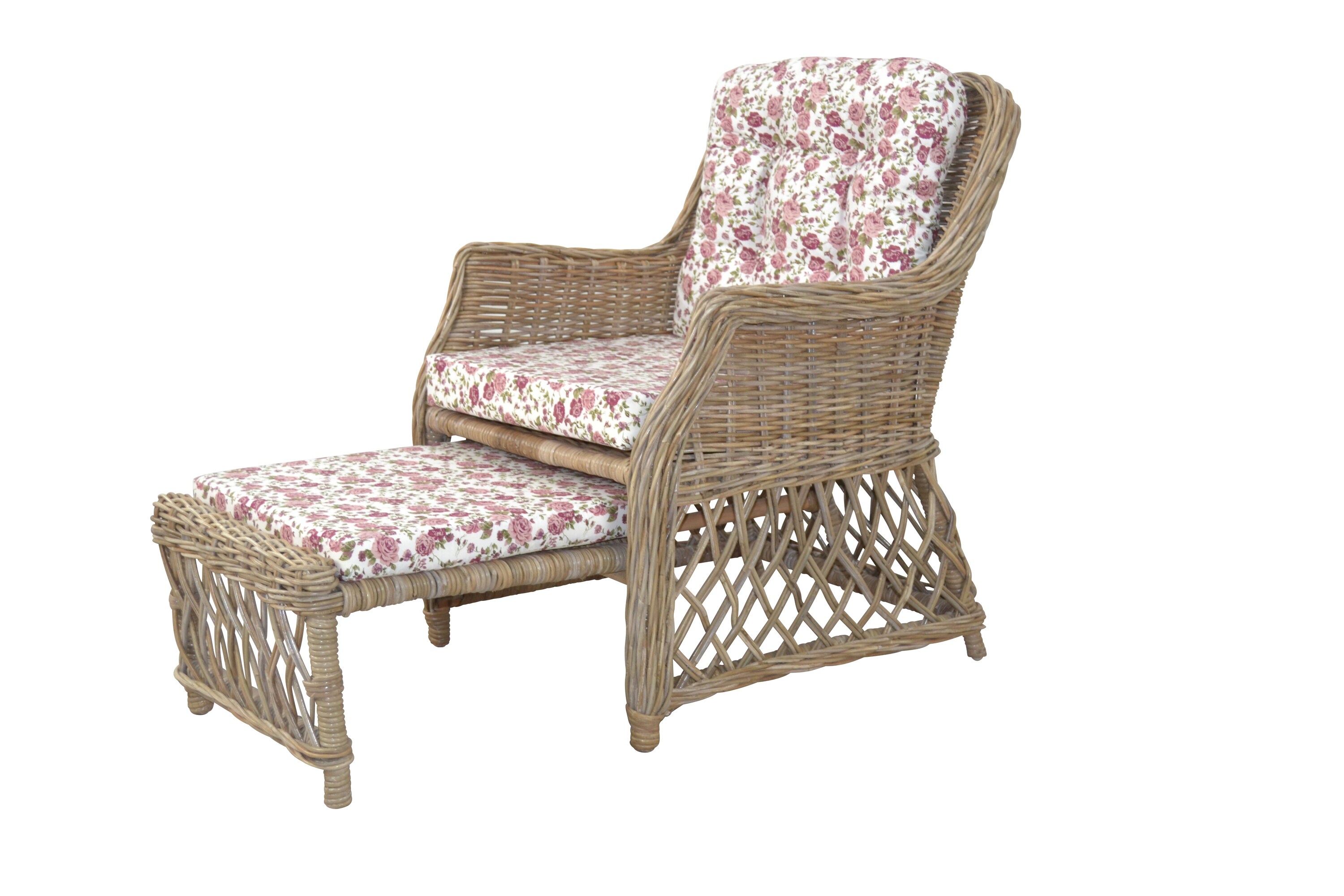 m&ouml;bel direkt online Rattansessel mit Kissen Donald - Bild 1