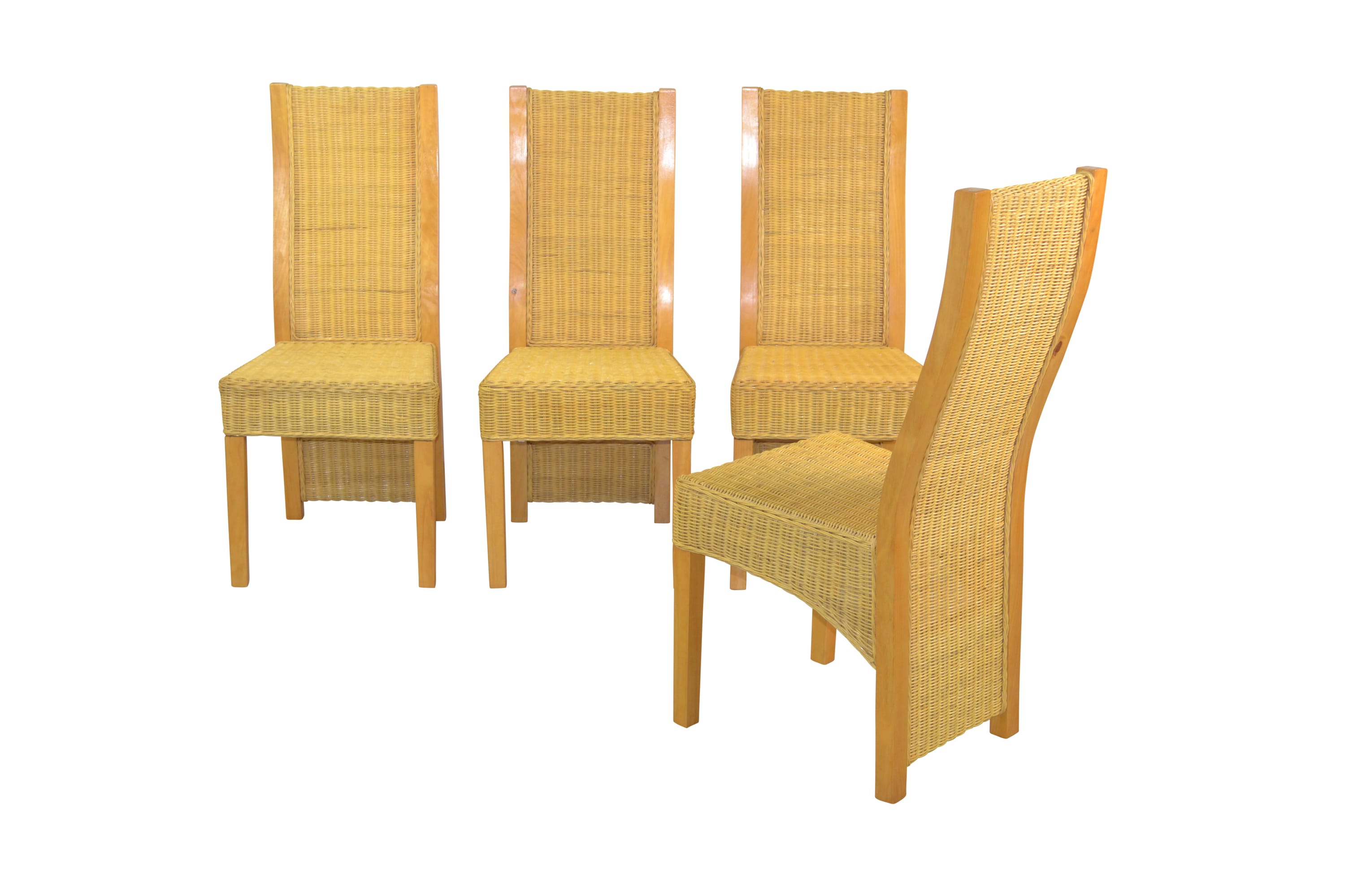 m&ouml;bel direkt online Rattanstuhl 4er-Set in drei Farben - Bild 1