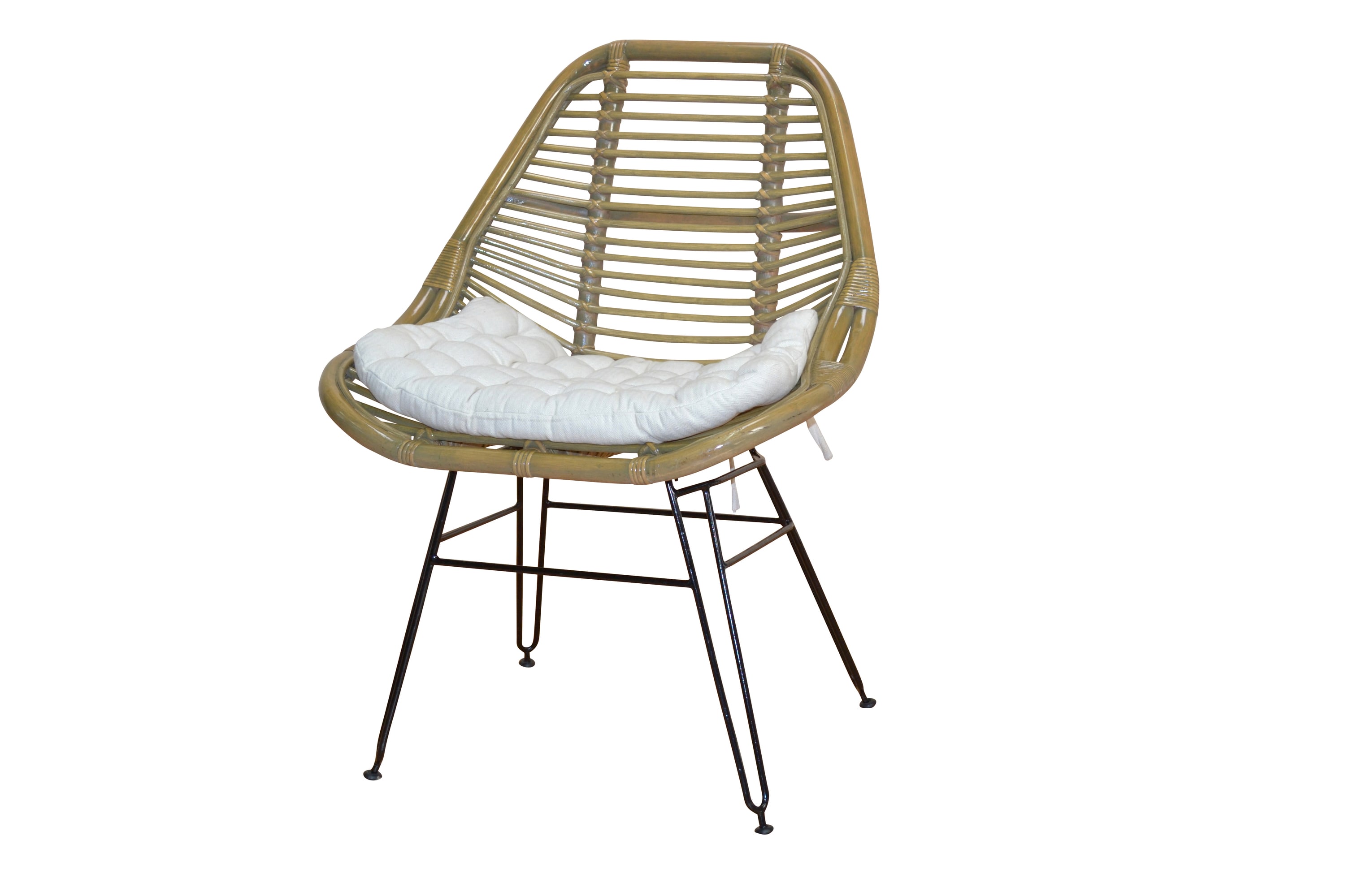 m&ouml;bel direkt online Rattanstuhl mit Kissen Kim - Bild 1